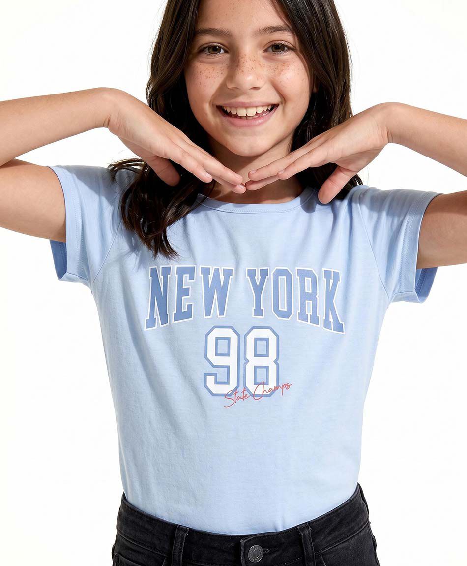 Polera ni&ntilde;a new york