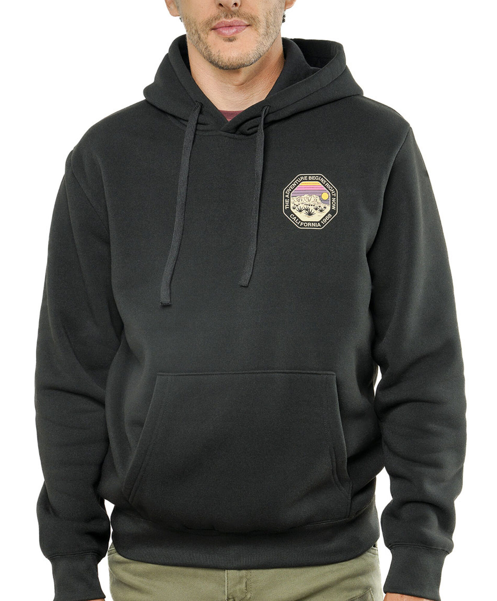 Polerón hombre doble estampado california Polerón hombre doble estampado california