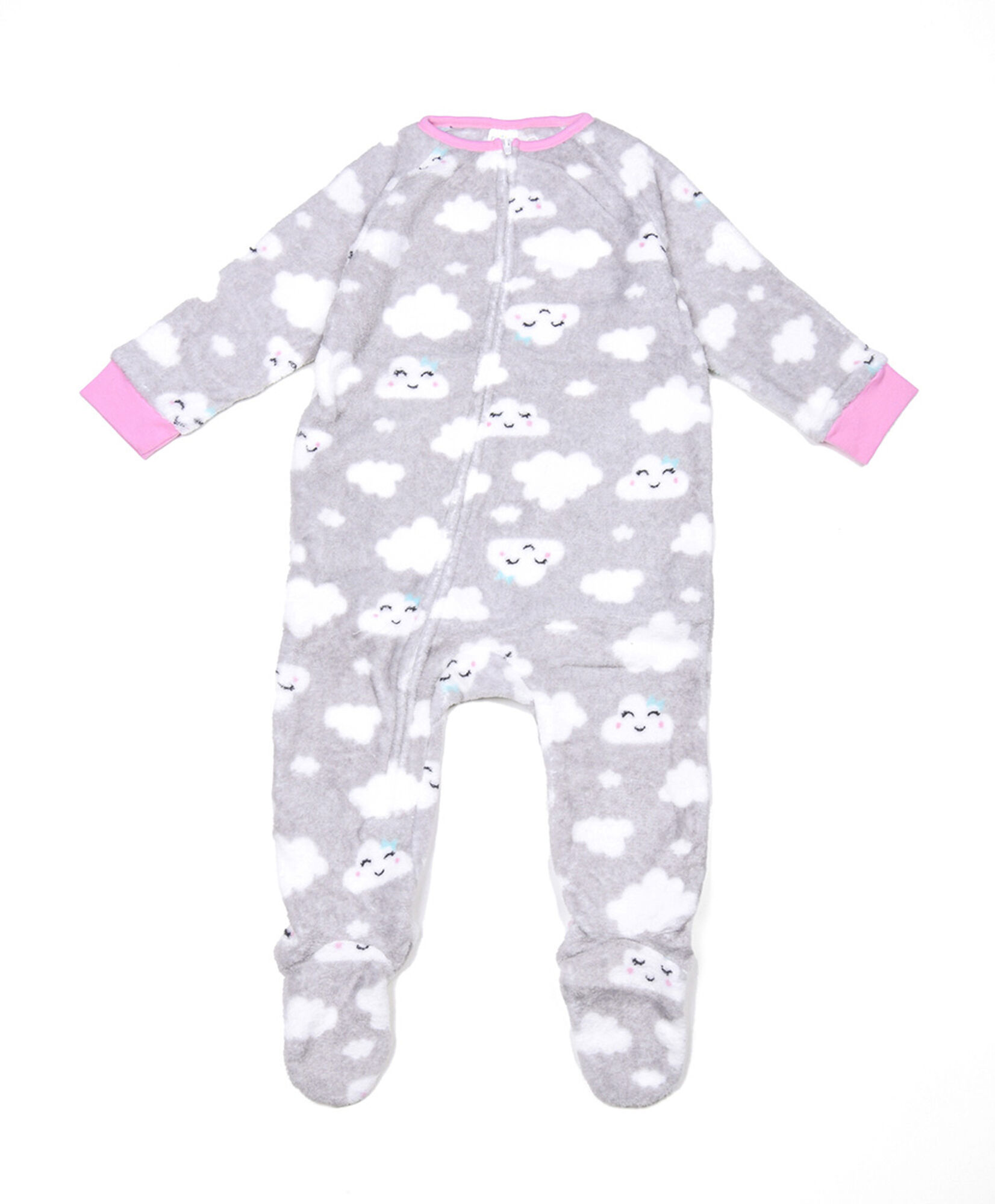 Pijama bebé micropolar enterito nubes Pijama bebé micropolar enterito nubes