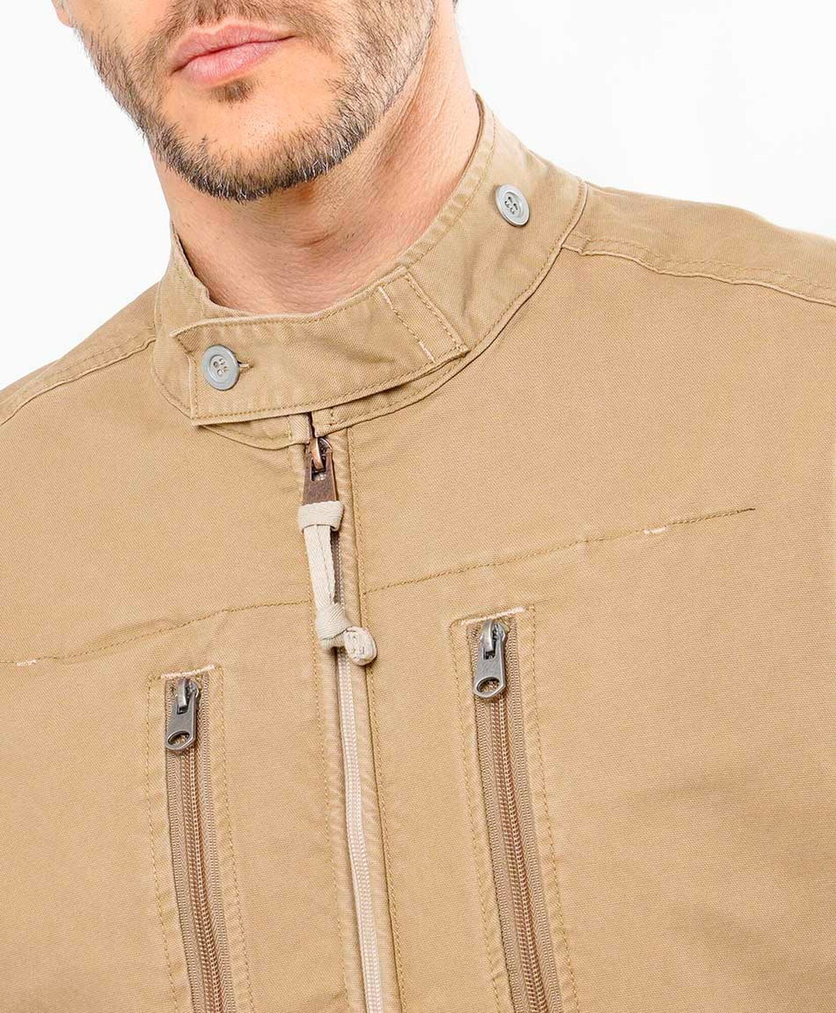 Chaqueta hombre bolsillos cierres Chaqueta hombre bolsillos cierres