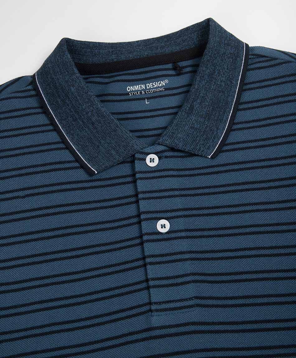 Polera hombre polo l&iacute;neas