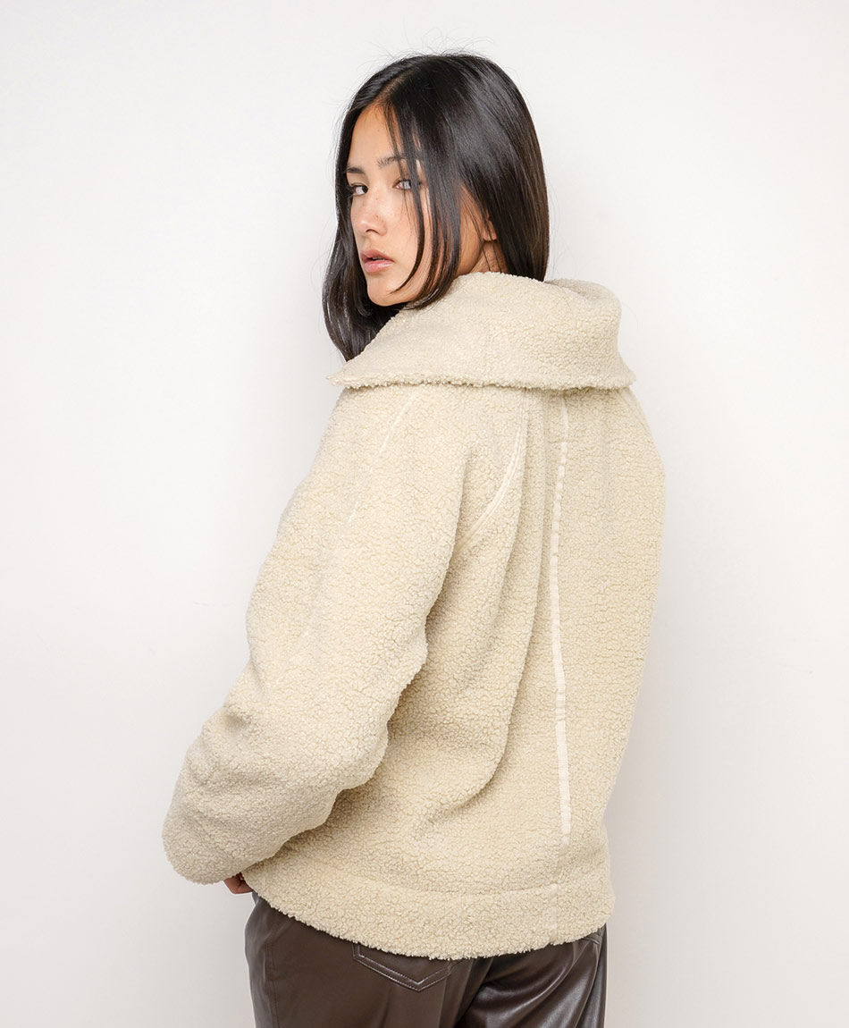 Chaqueta mujer bolsillos frontales