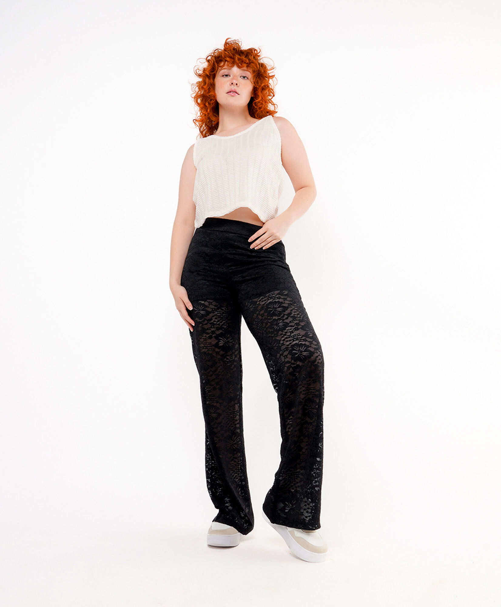 Pantalón mujer encajes Pantalón mujer encajes