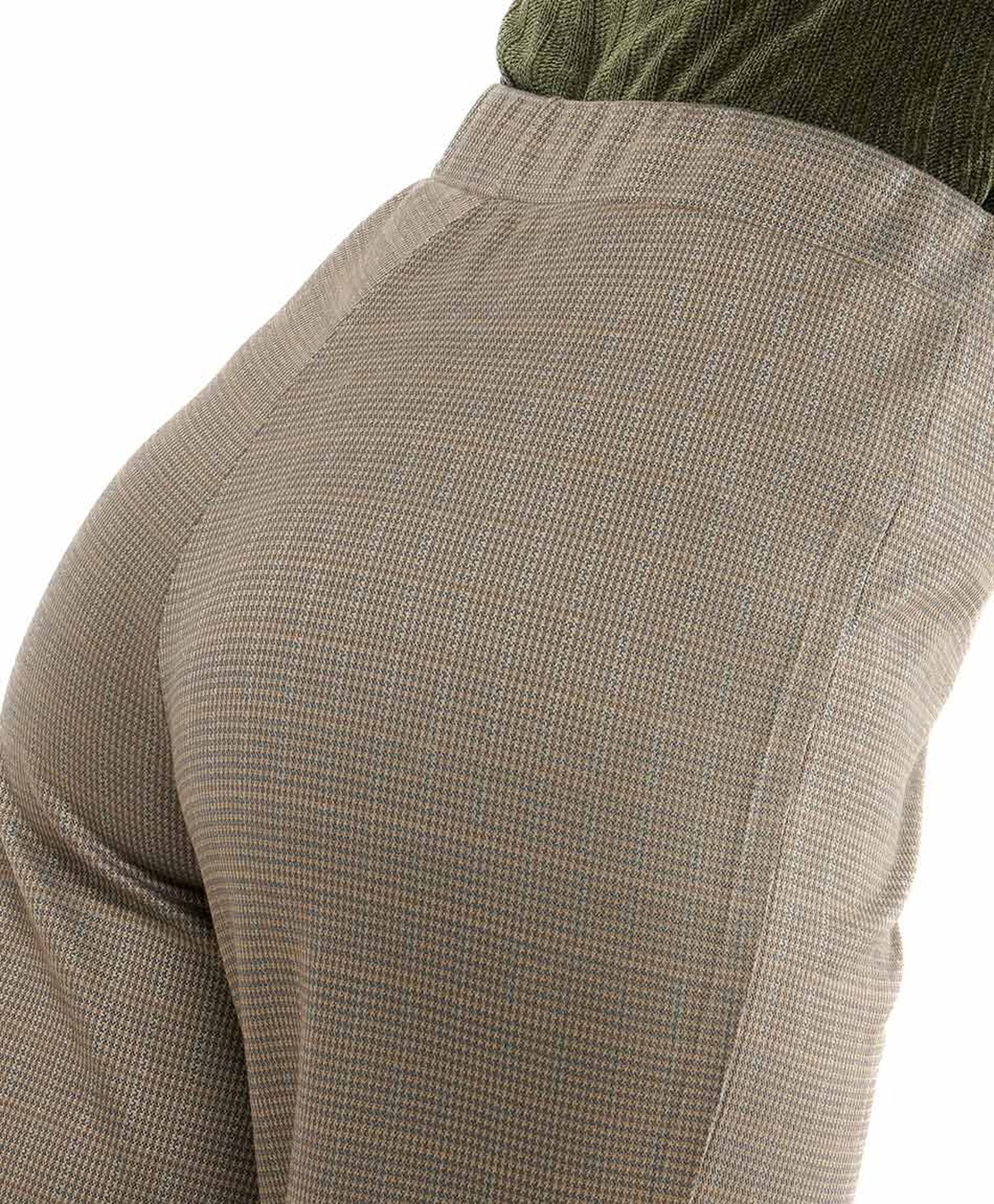 Pantalón mujer pied de poule escoces wide Pantalón mujer pied de poule escoces wide
