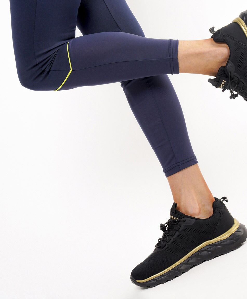 Calza deportiva mujer l&iacute;nea contraste