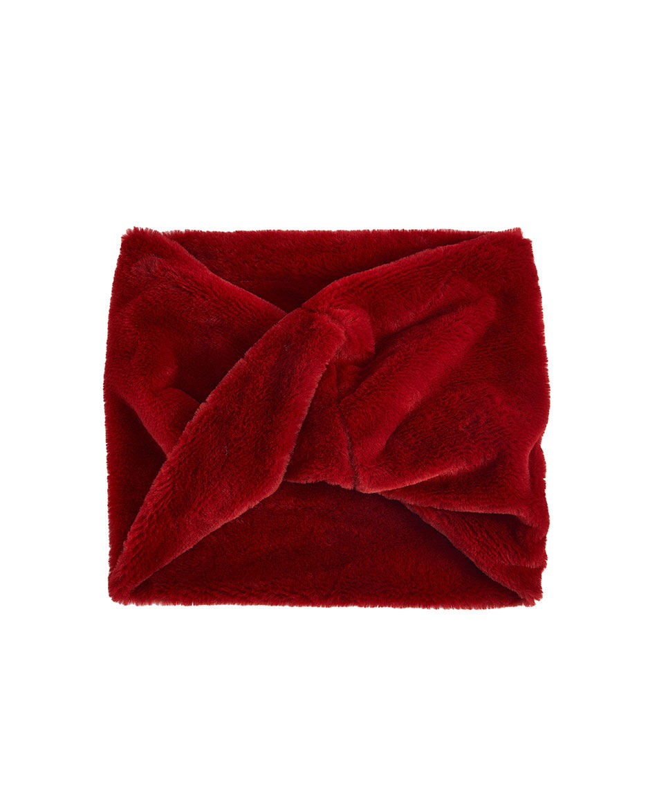 Cuello mujer efecto peluche