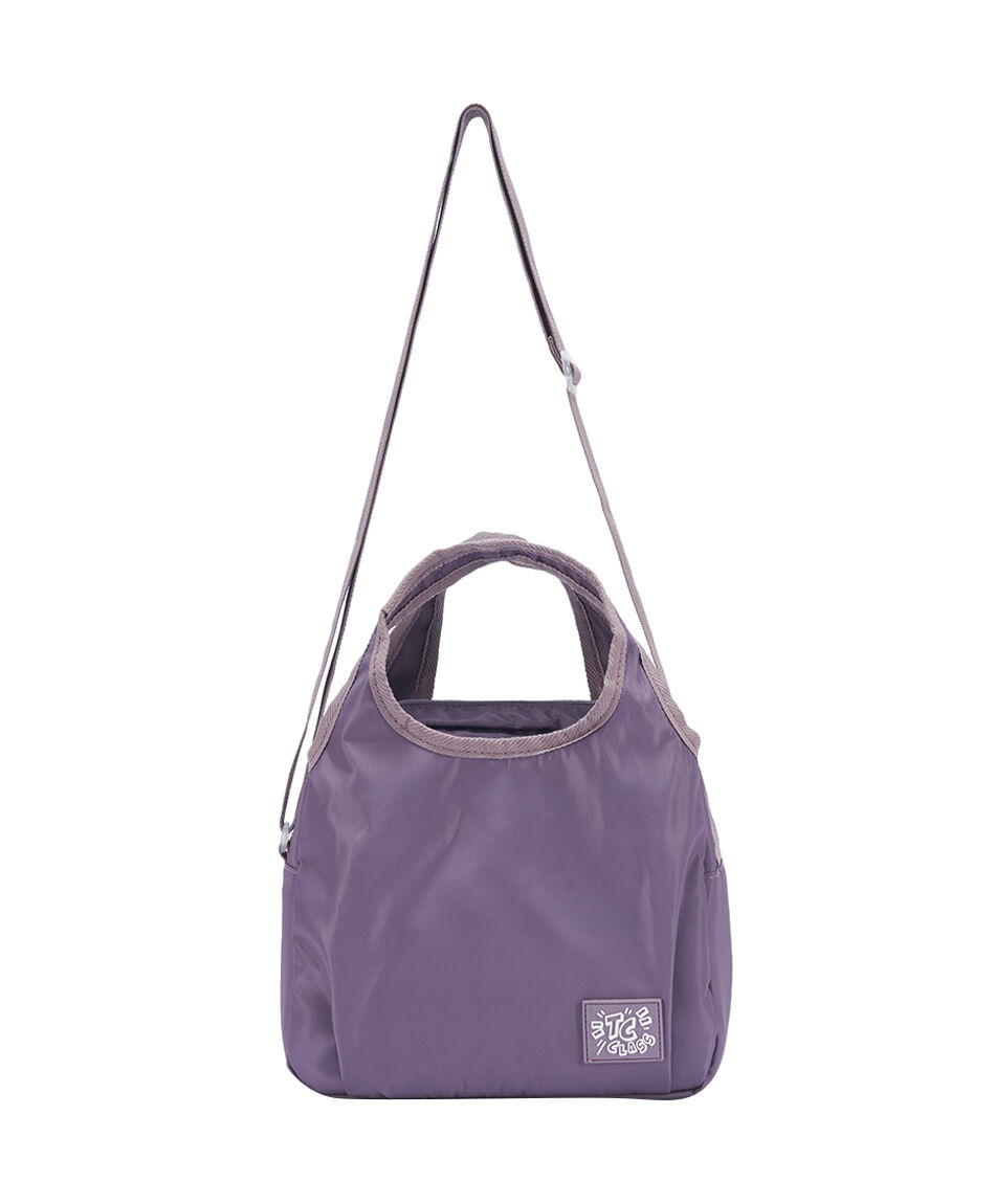 Lonchera escolar morada