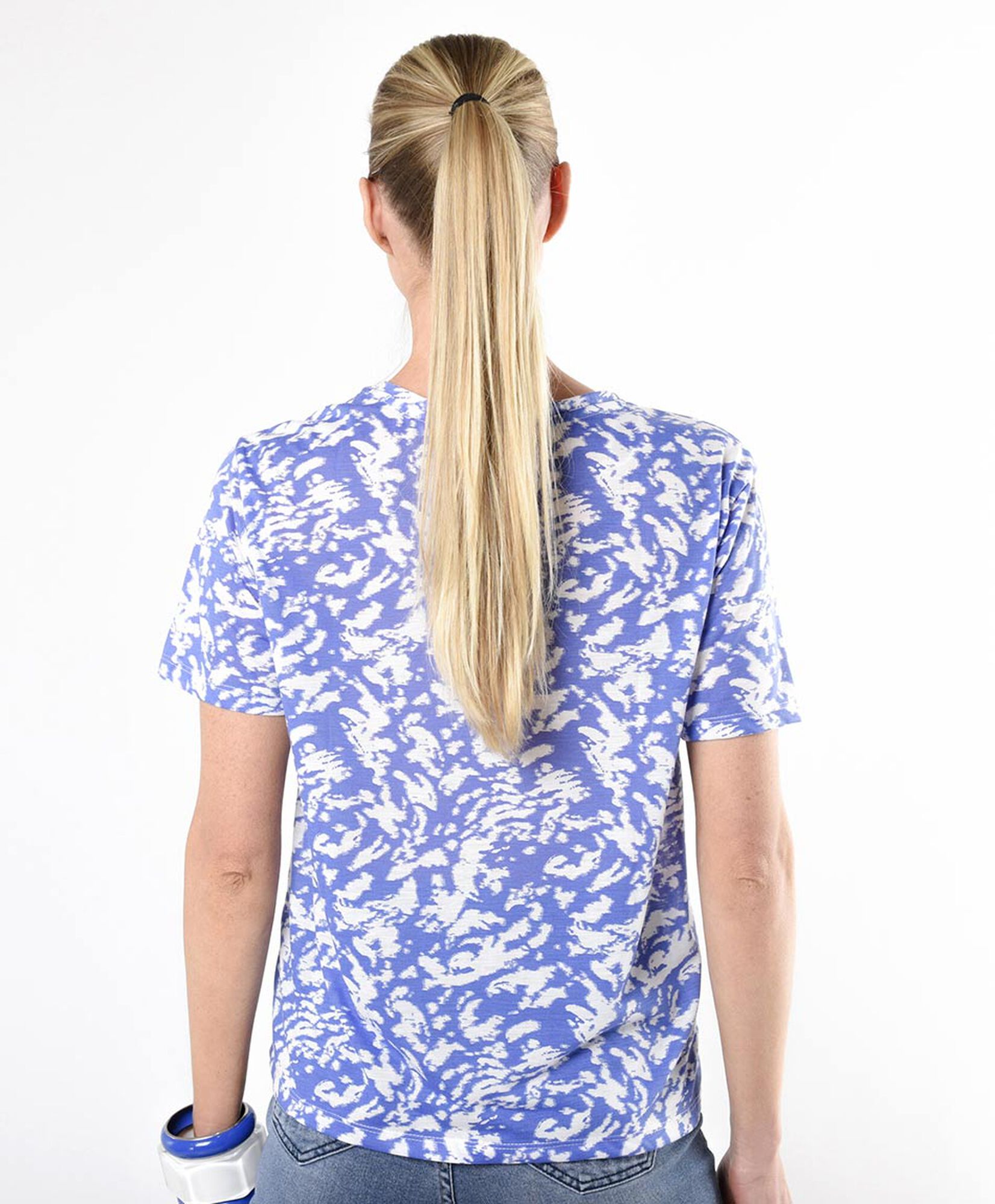Polera mujer estampado cielo Polera mujer estampado cielo