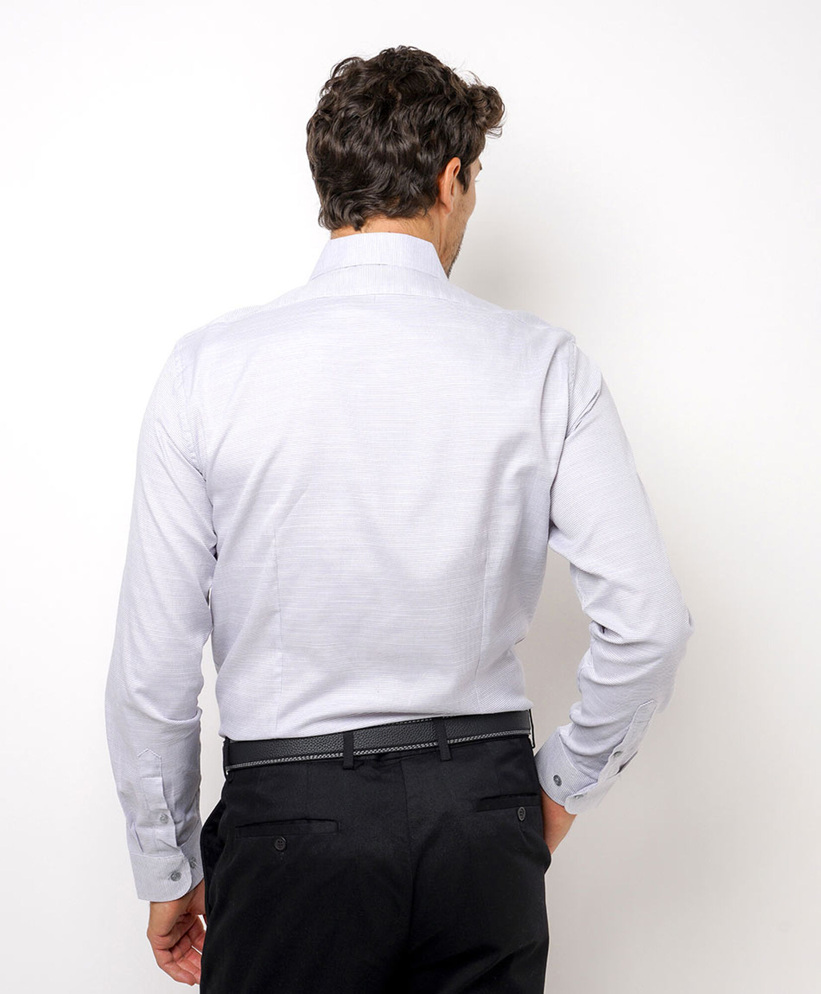 Camisa hombre formal mini líneas Camisa hombre formal mini líneas