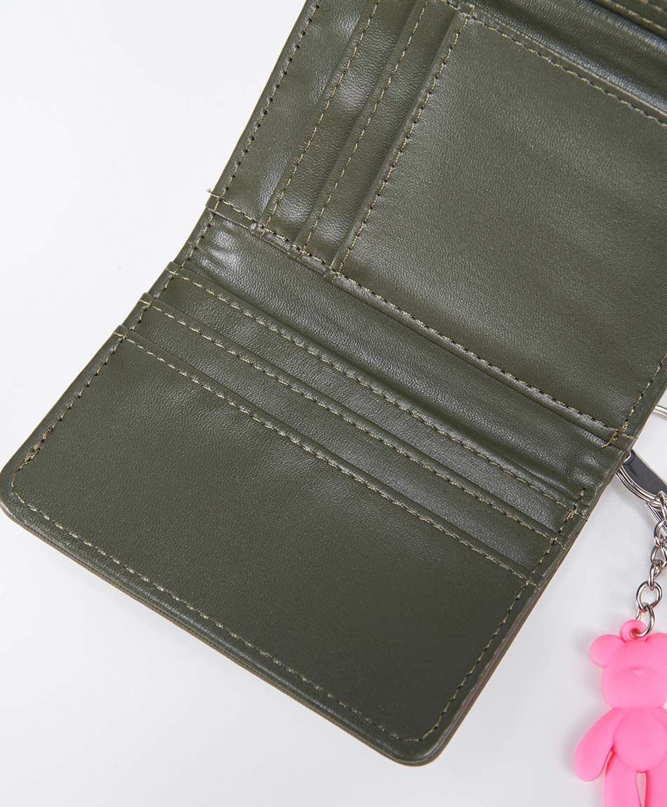 Billetera mujer verde