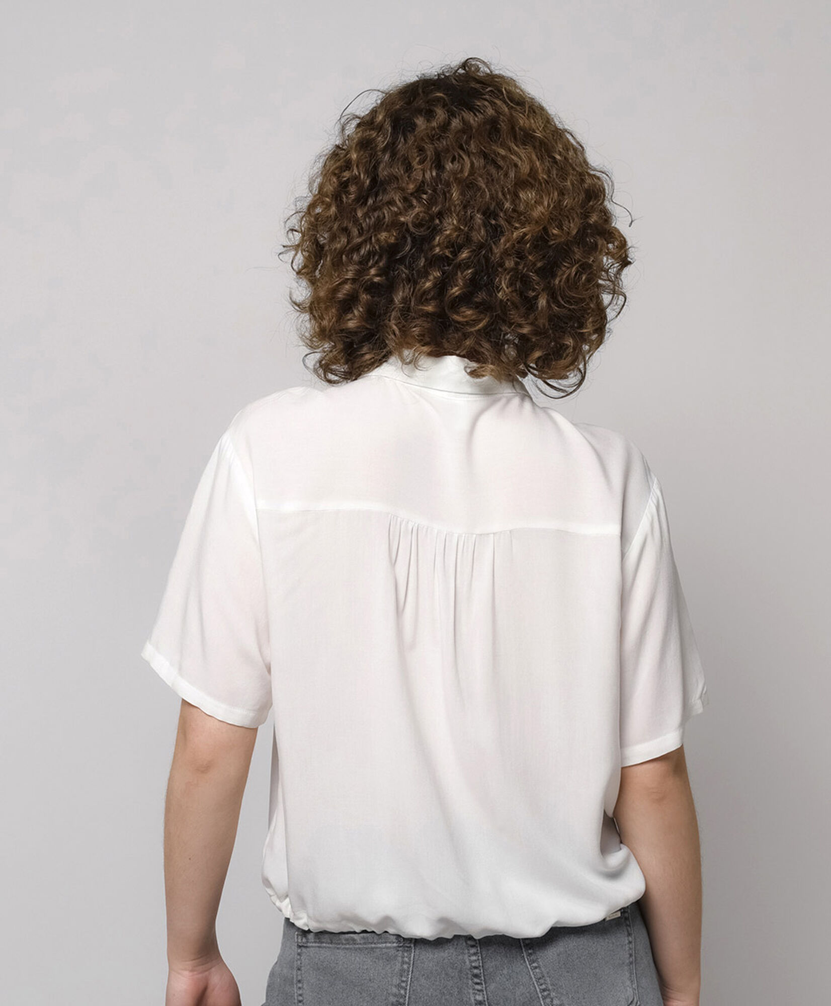 Blusa mujer lazo pretina Blusa mujer lazo pretina