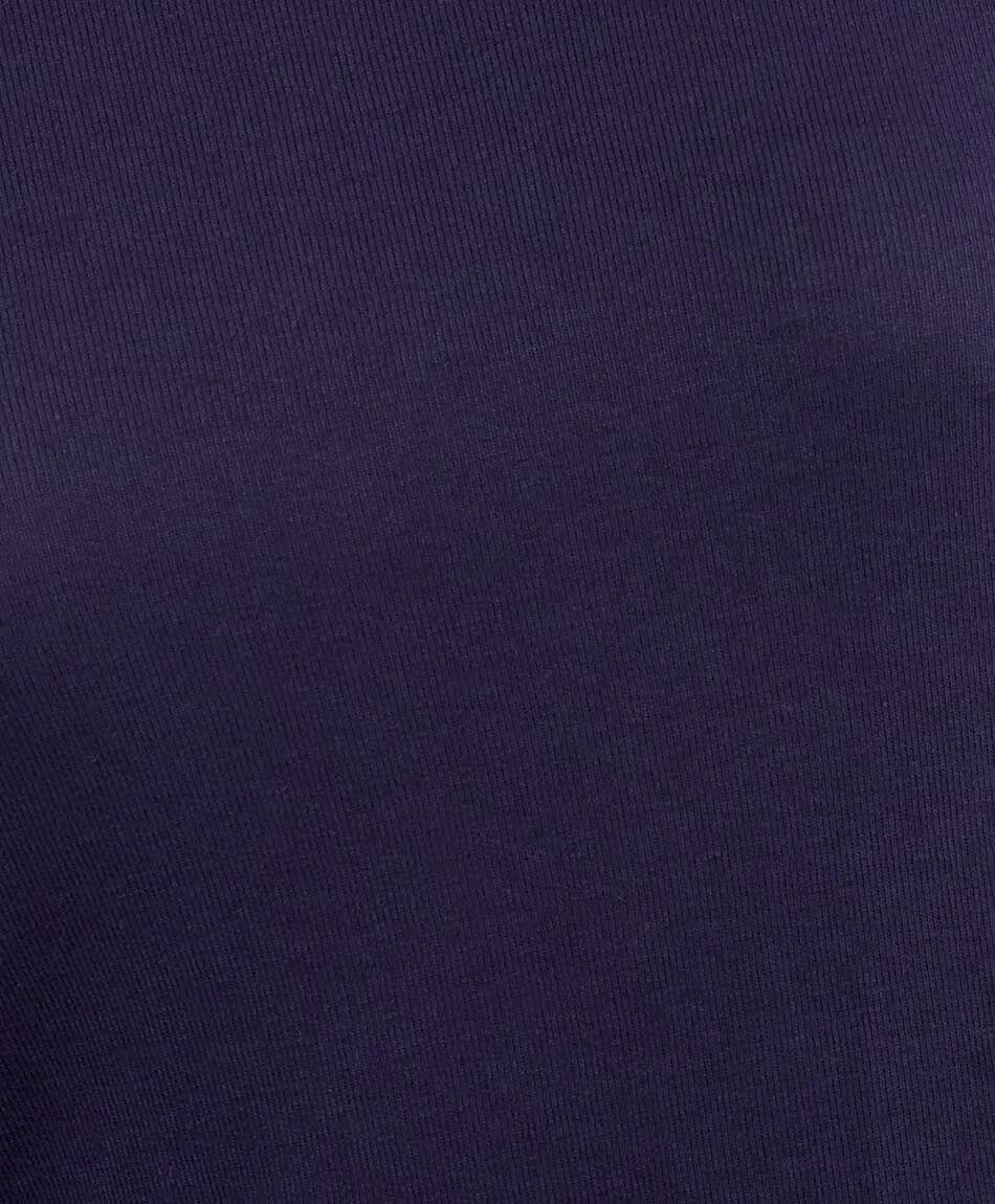 Polera mujer manga larga azul