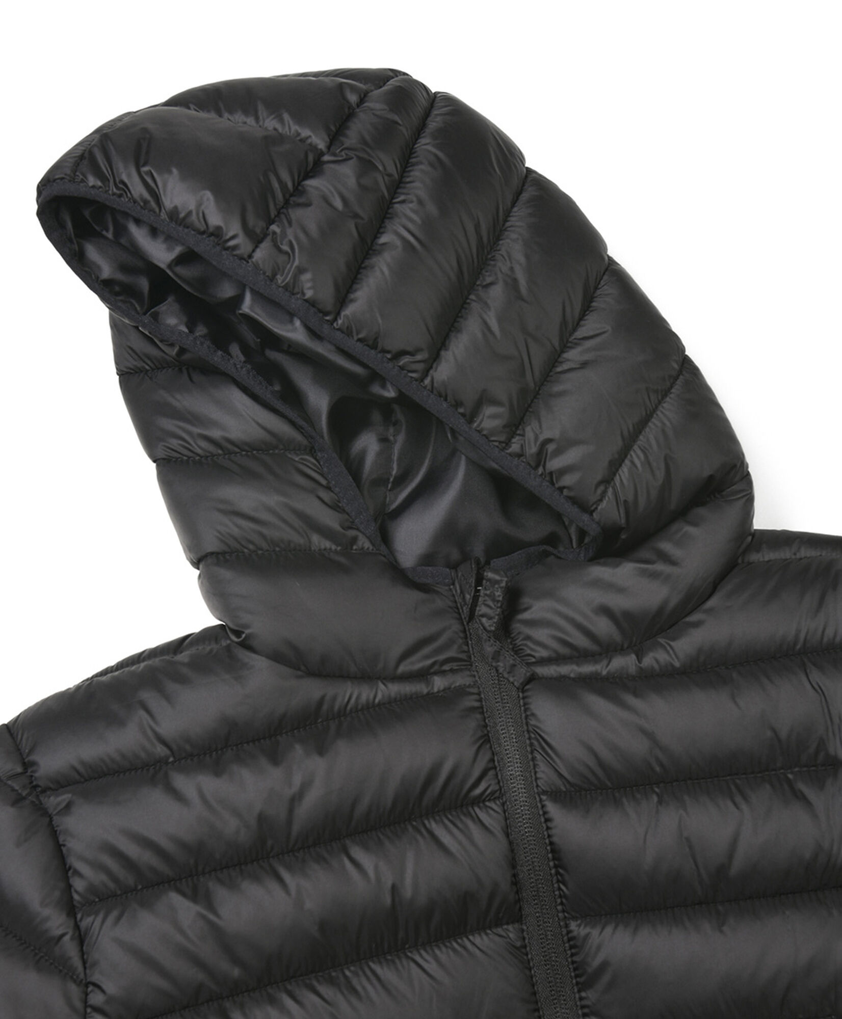 Parka niño acolchada negra Parka niño acolchada negra