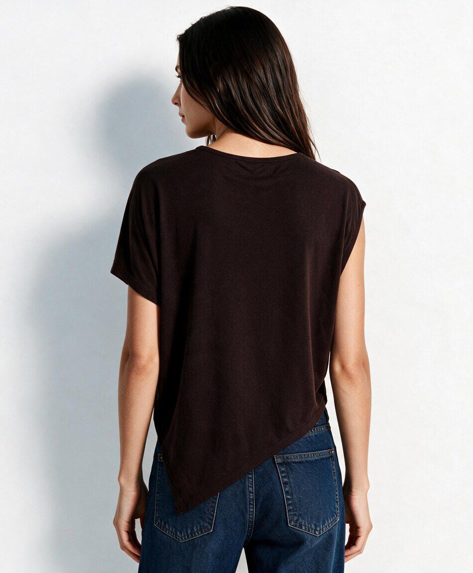 Polera mujer top en punta