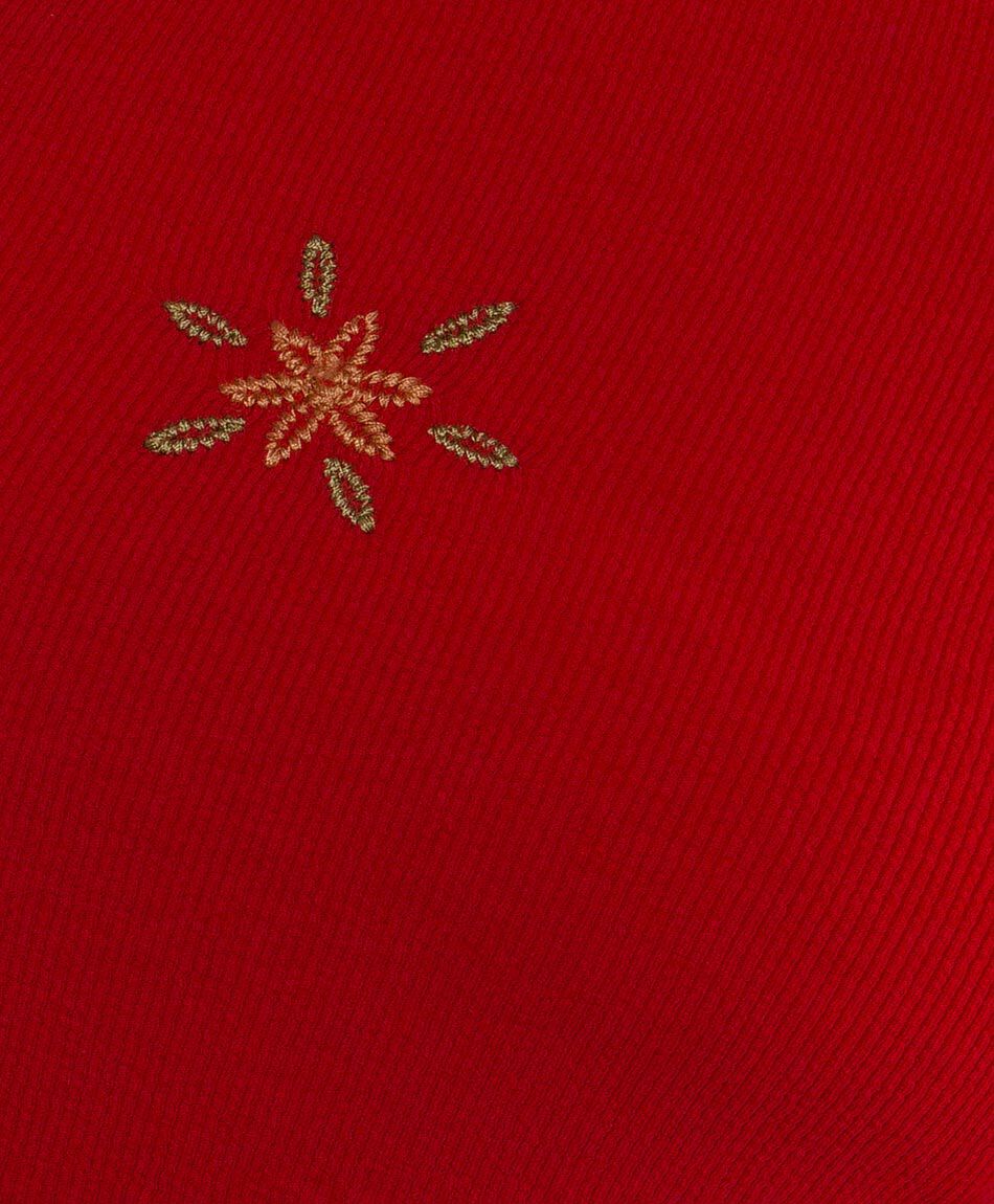 Polera mujer estrella bordada red