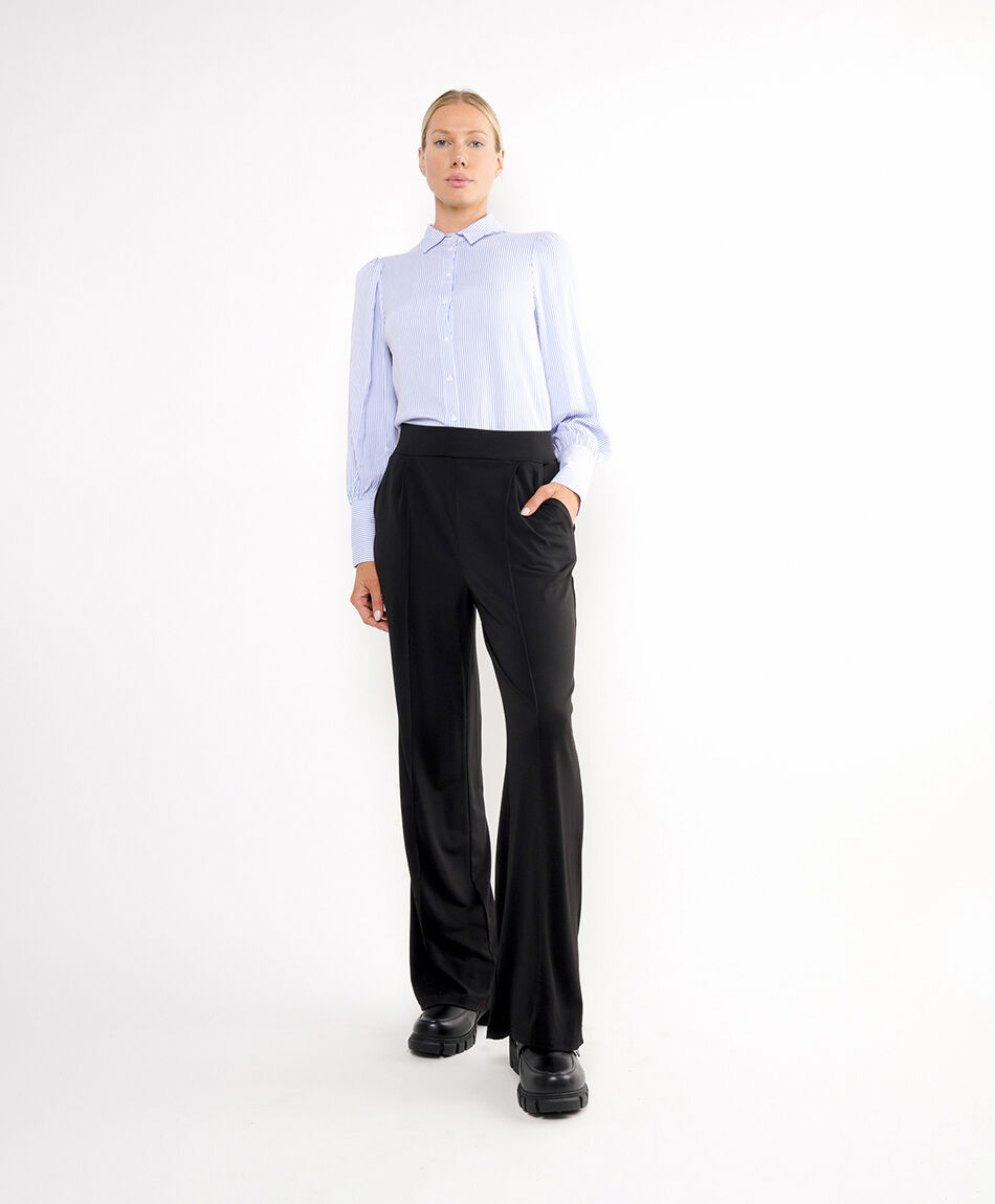 Pantal&oacute;n mujer ancho elasticado