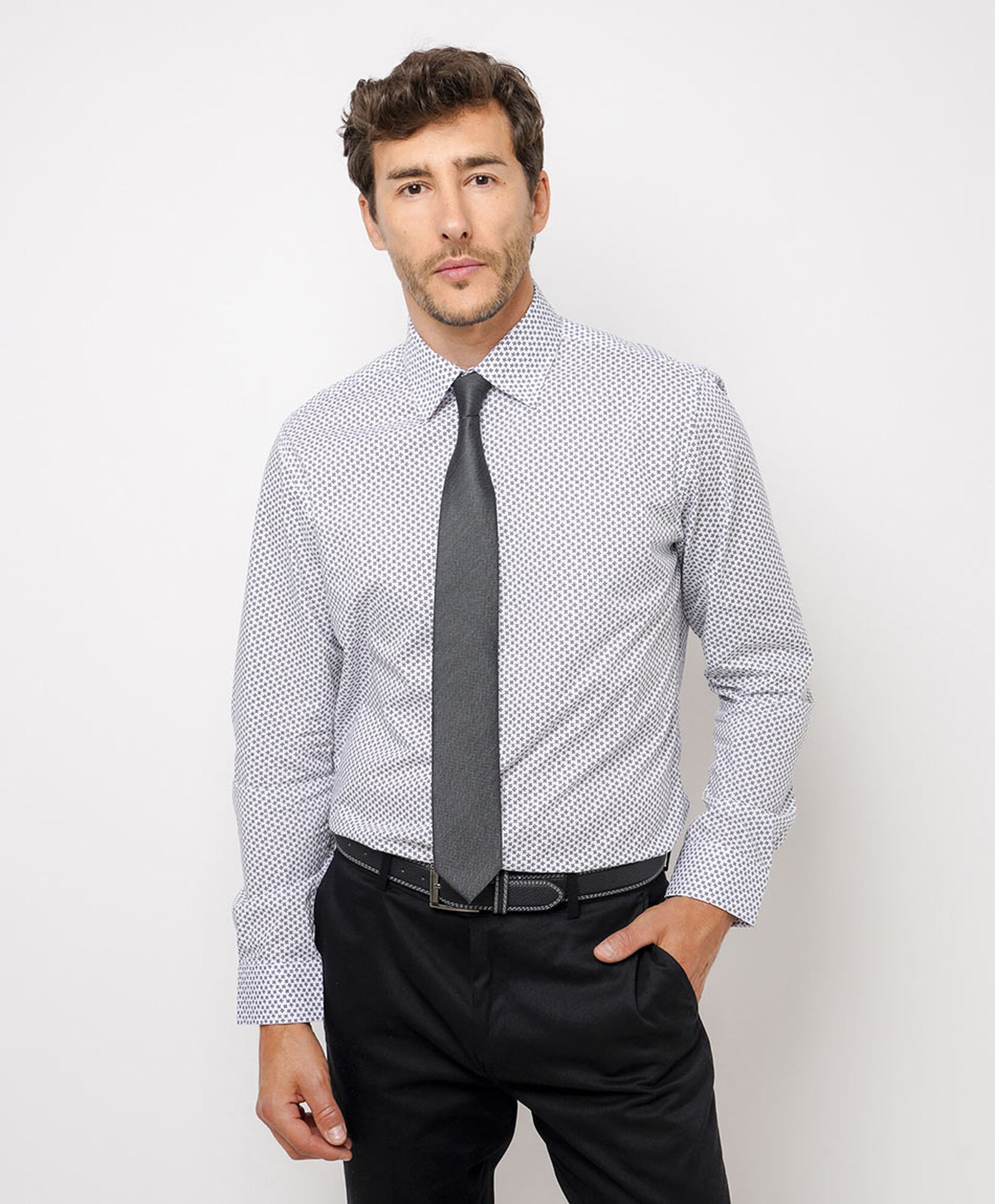 Camisa hombre formal diseño flores Camisa hombre formal diseño flores