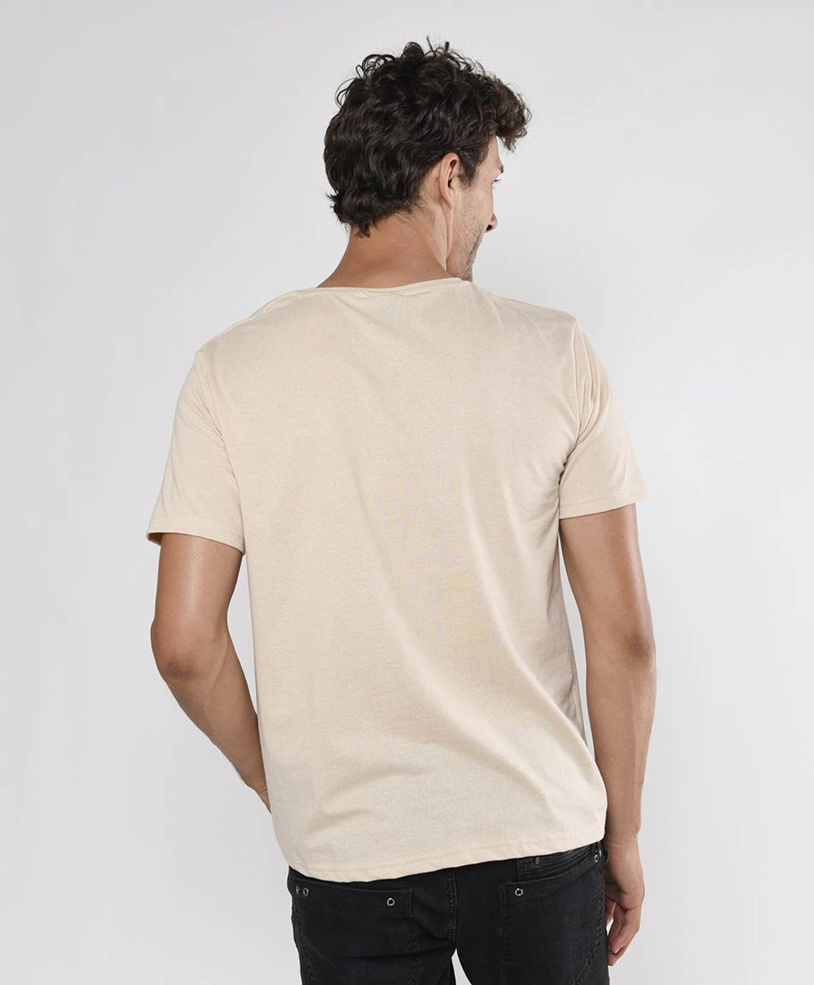 Polera hombre estampado submarino Polera hombre estampado submarino