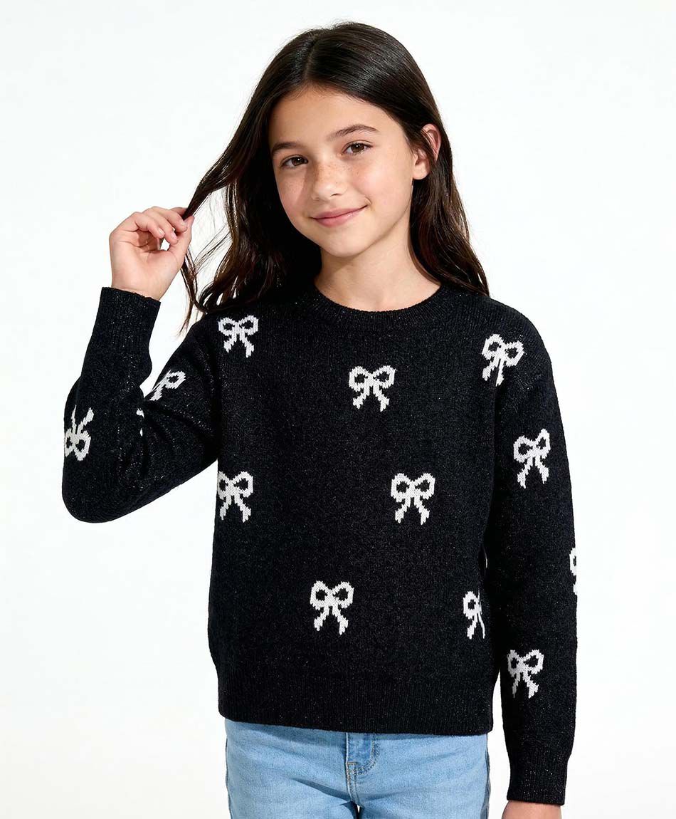 Sweater ni&ntilde;a cintas