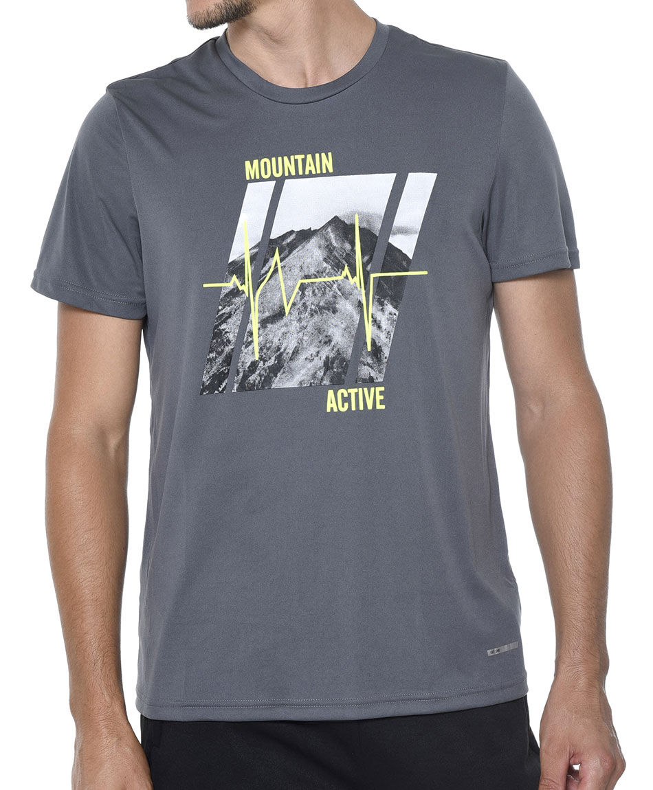 Polera deportiva print