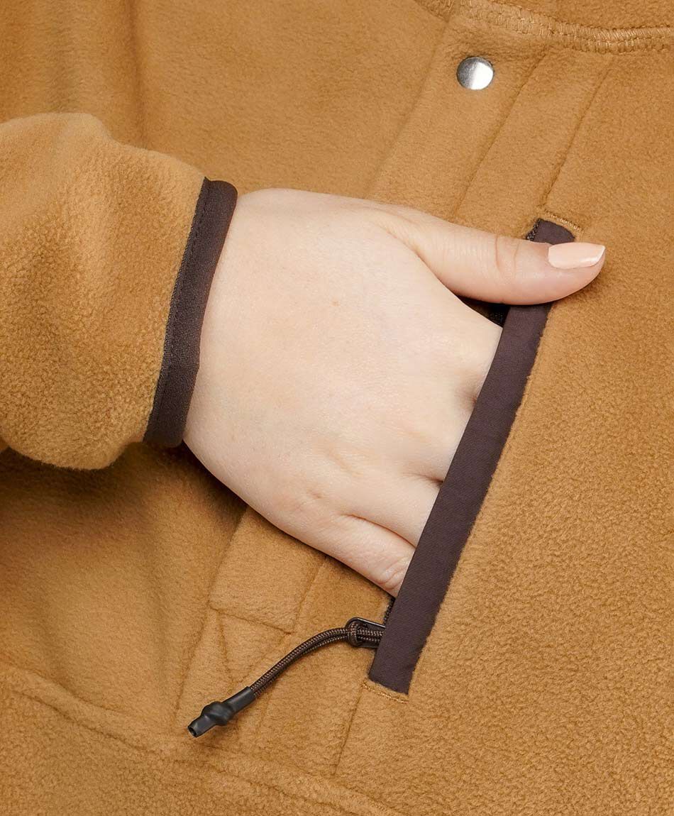 Polar mujer contraste camel