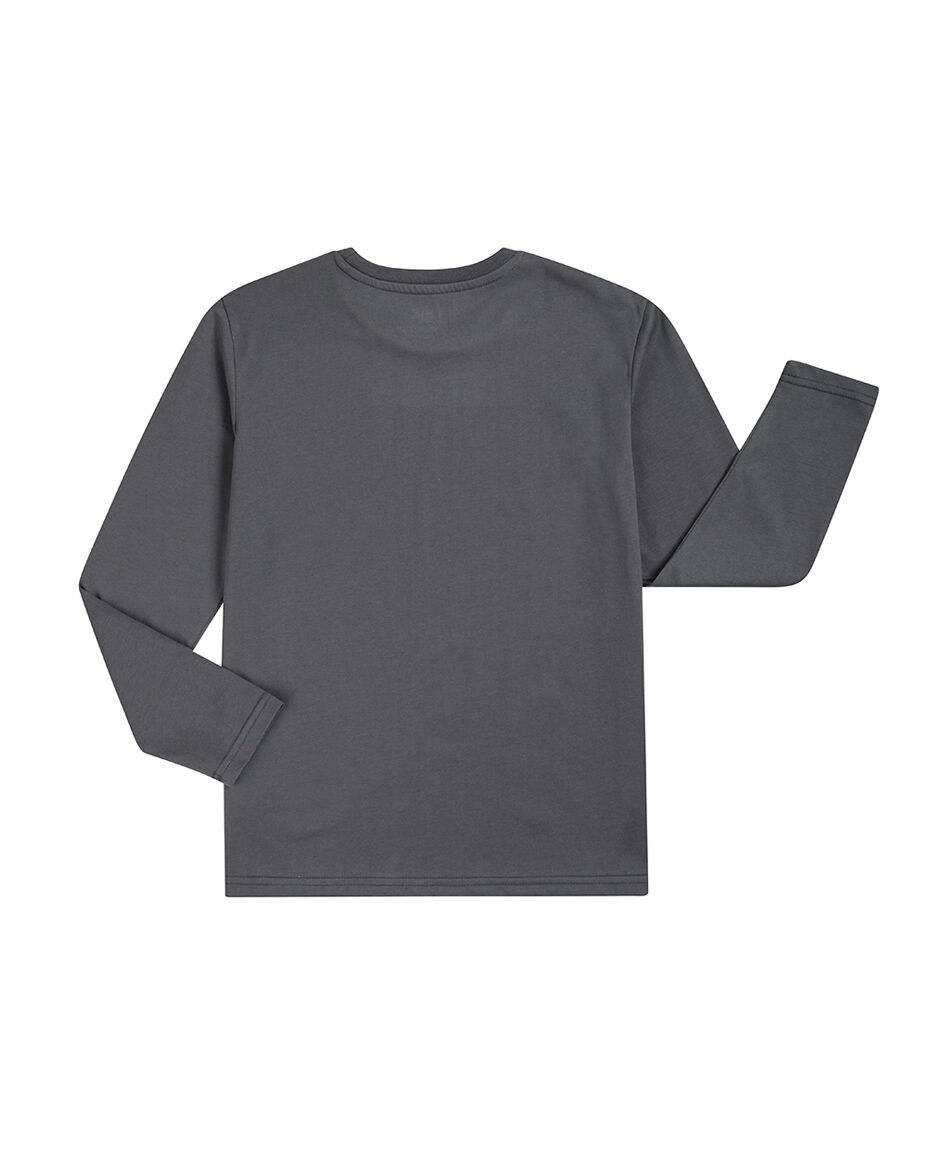Polera ni&ntilde;o b&aacute;sica manga larga