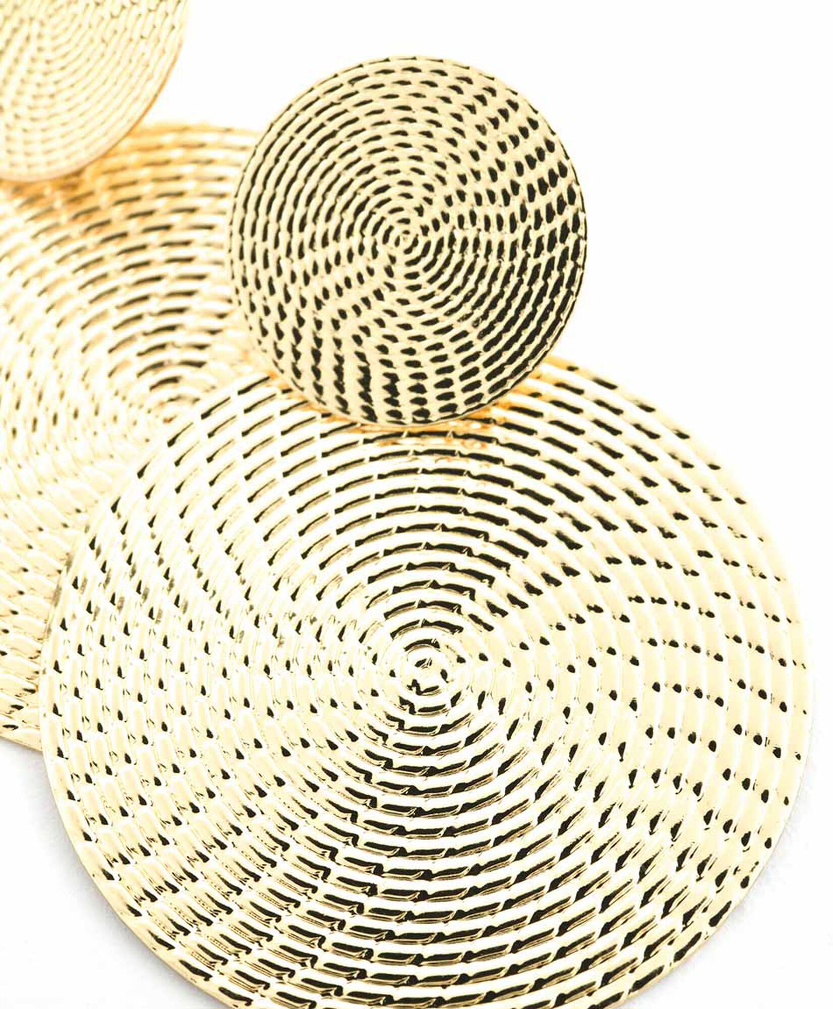 Aros mujer redondos dorados Aros mujer redondos dorados