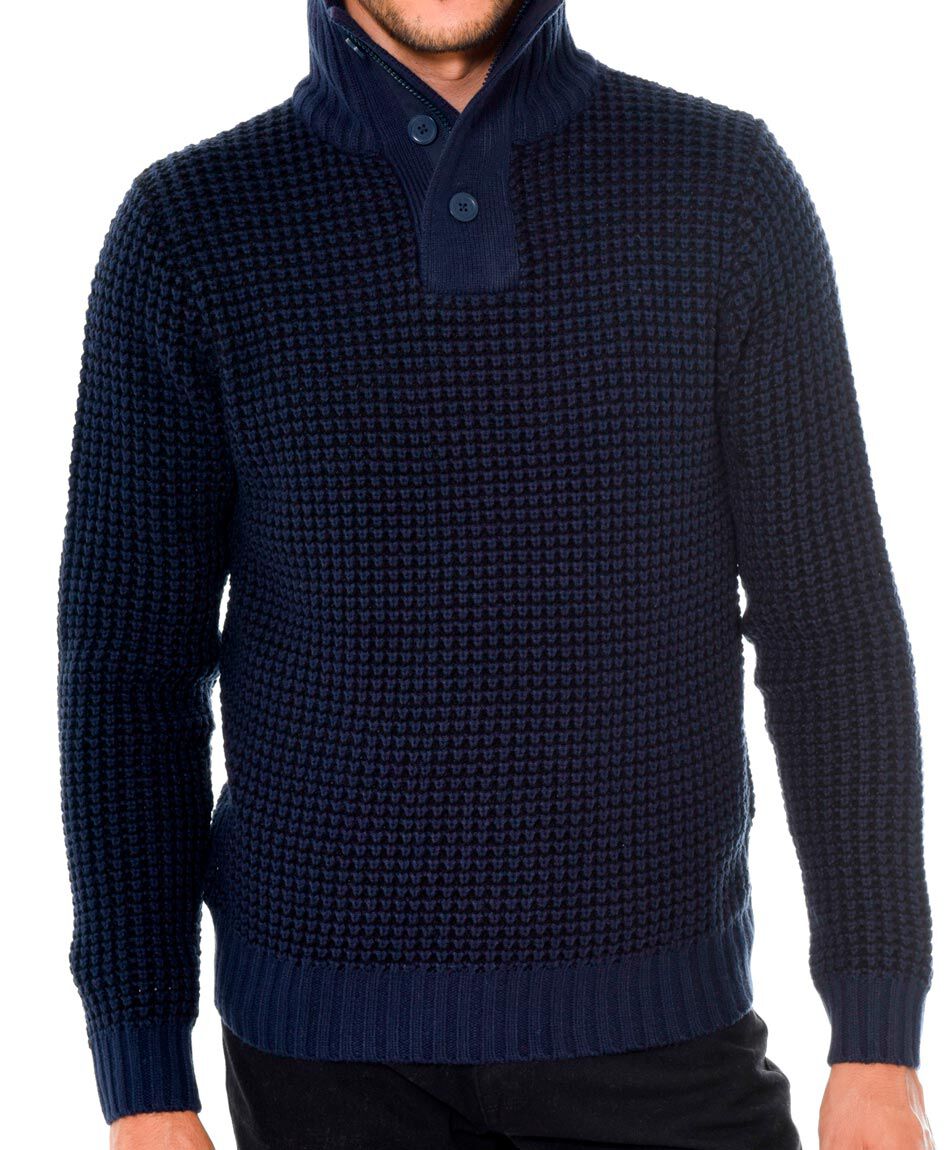 Sweater cuello botones