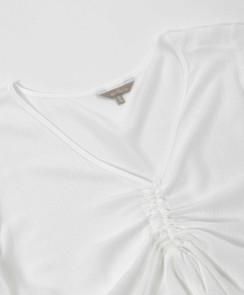 Blusa mujer corrugada