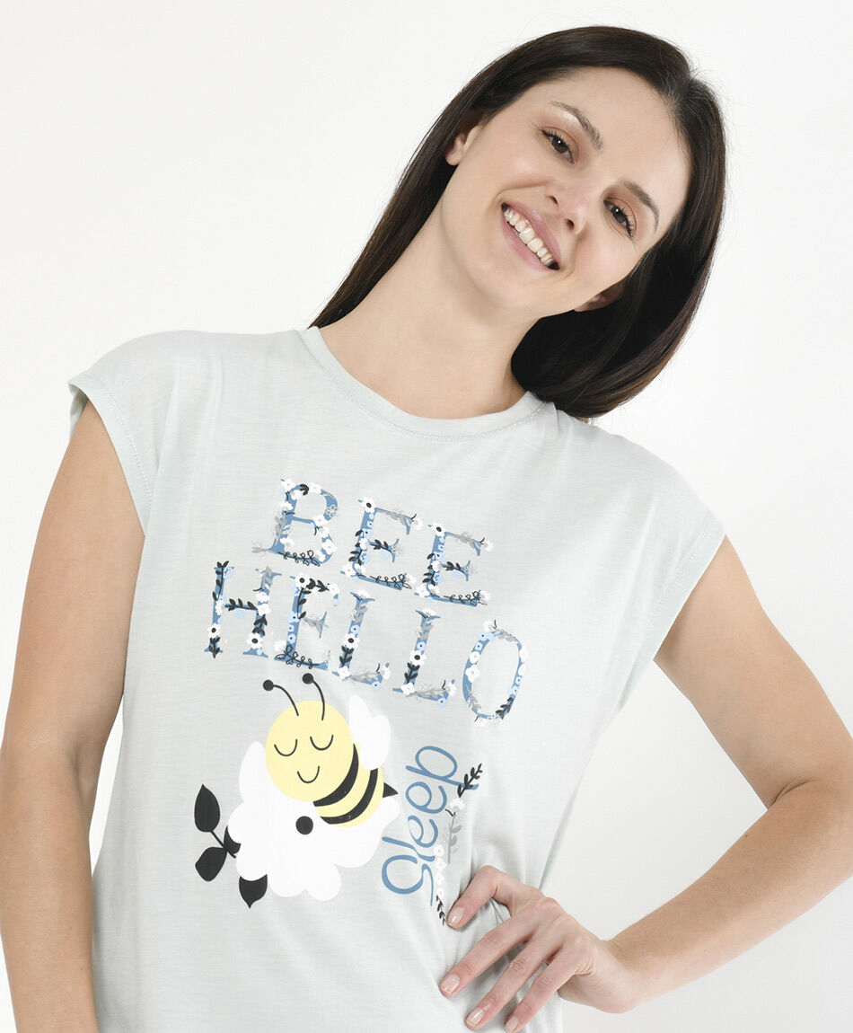 Camisola hasta la rodilla mujer abeja