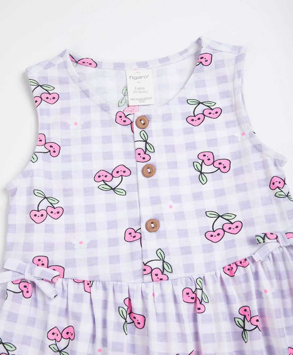 Vestido beb&eacute;s cerezas