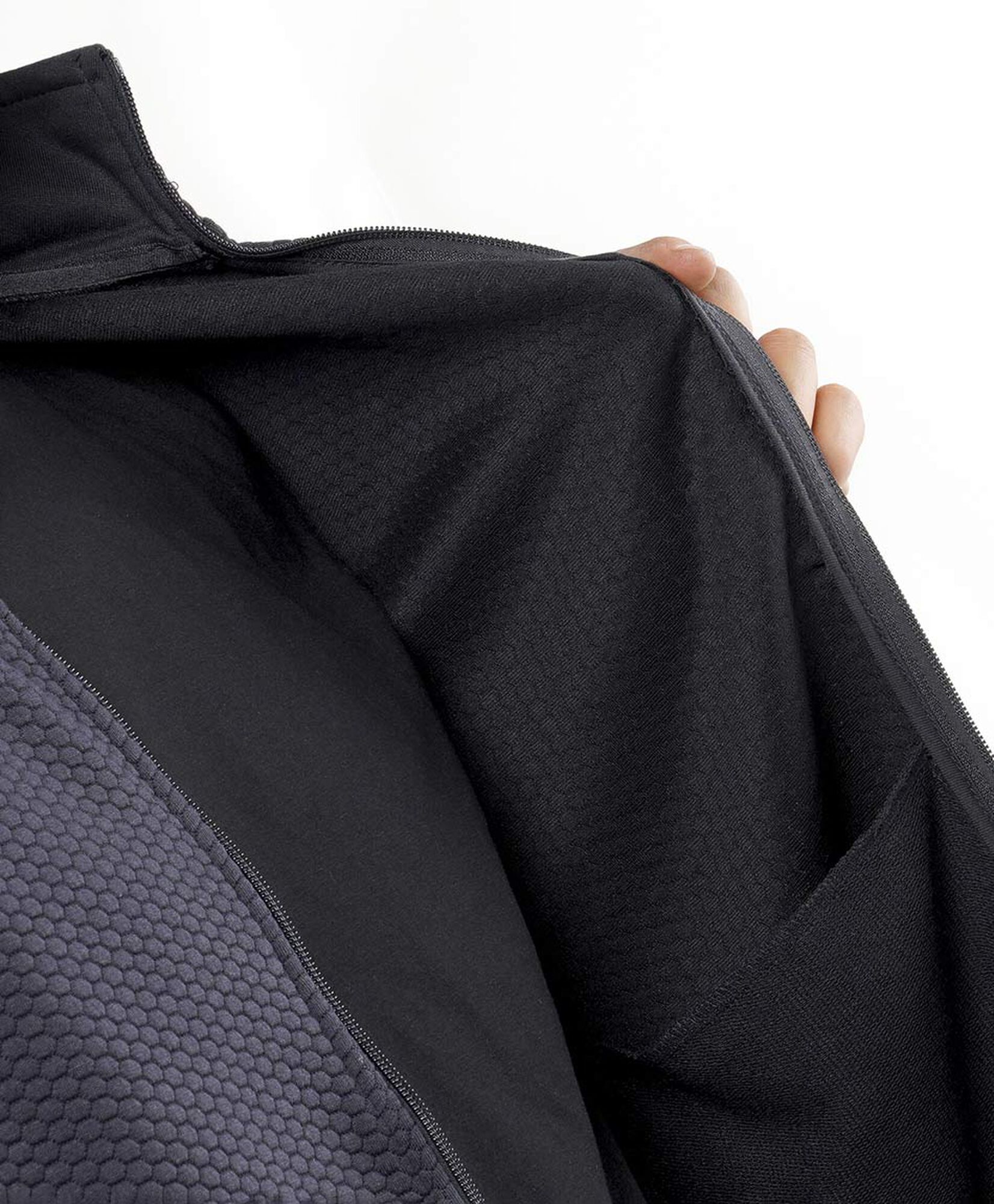 Chaqueta hombre bomber estilo tejida Chaqueta hombre bomber estilo tejida