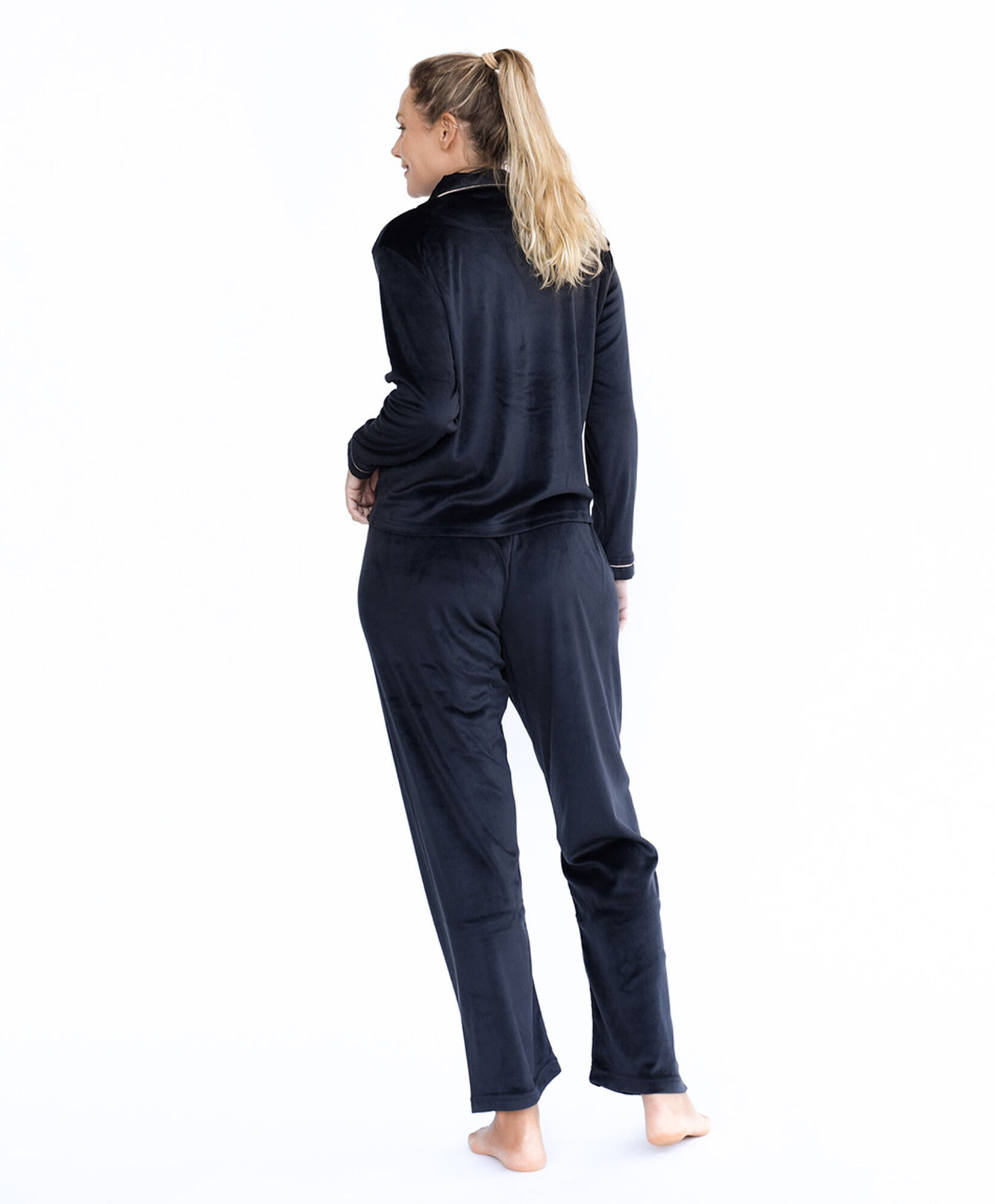 Pijama mujer velvet camisero Pijama mujer velvet camisero