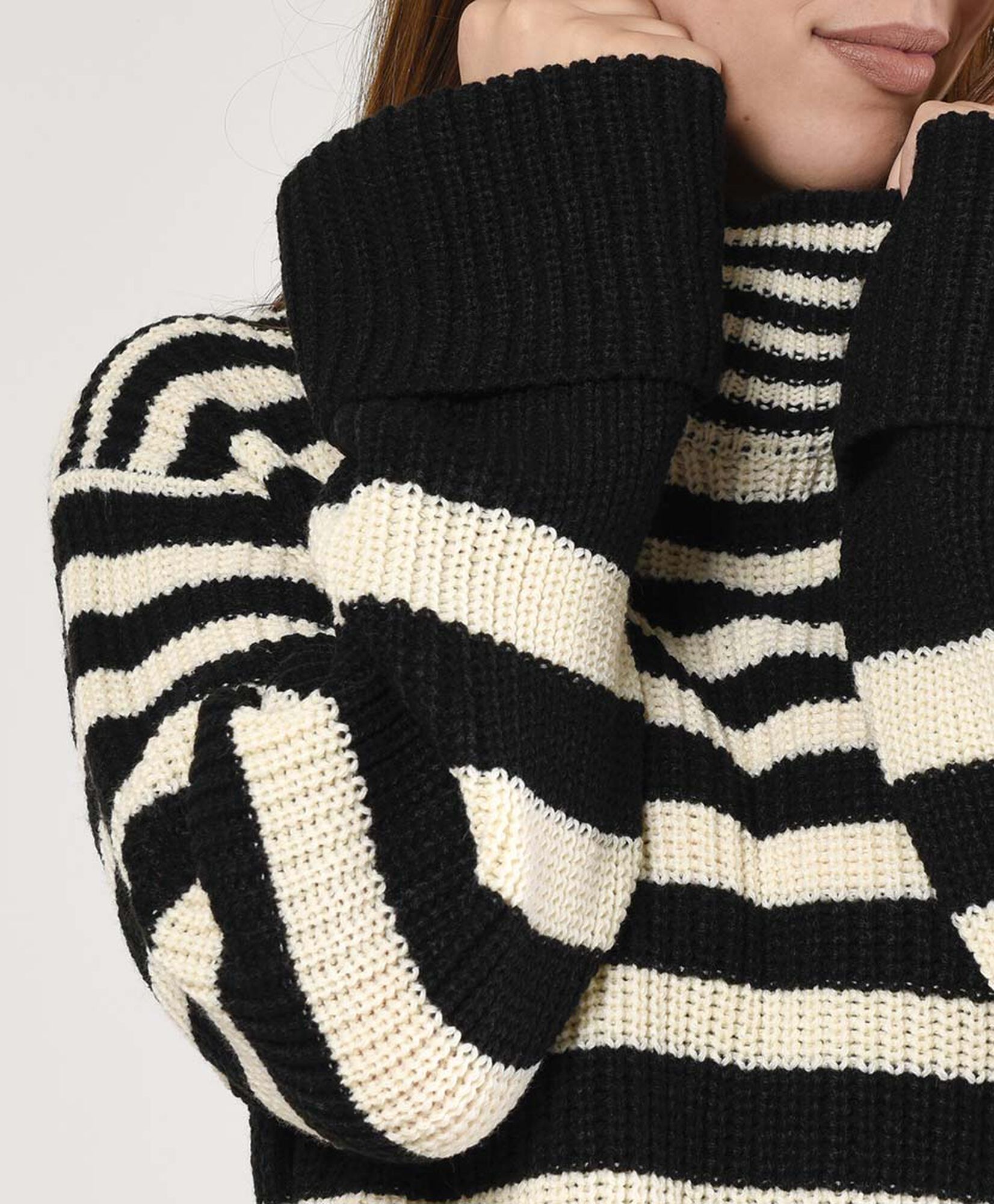 Sweater mujer oversize líneas Sweater mujer oversize líneas