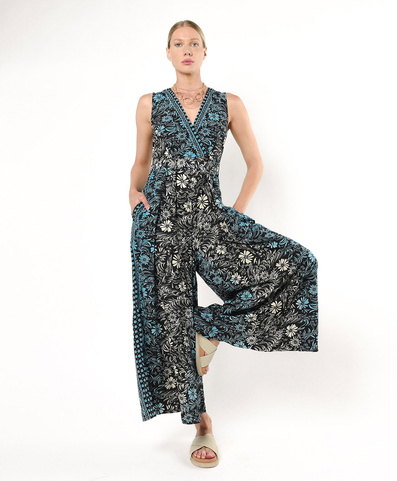Enterito mujer print floreado Enterito mujer print floreado