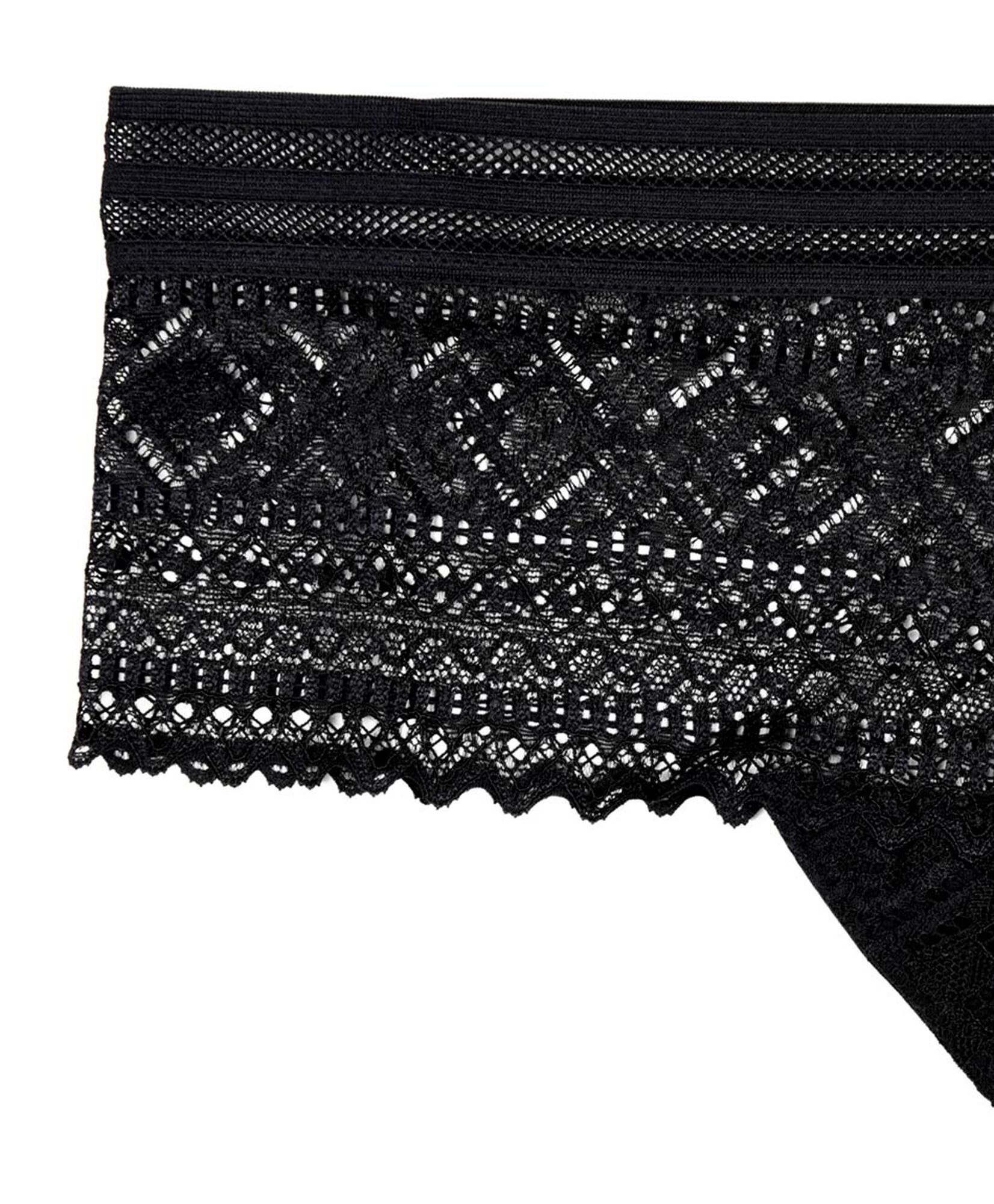Pantaleta mujer encaje diseño negro Pantaleta mujer encaje diseño negro