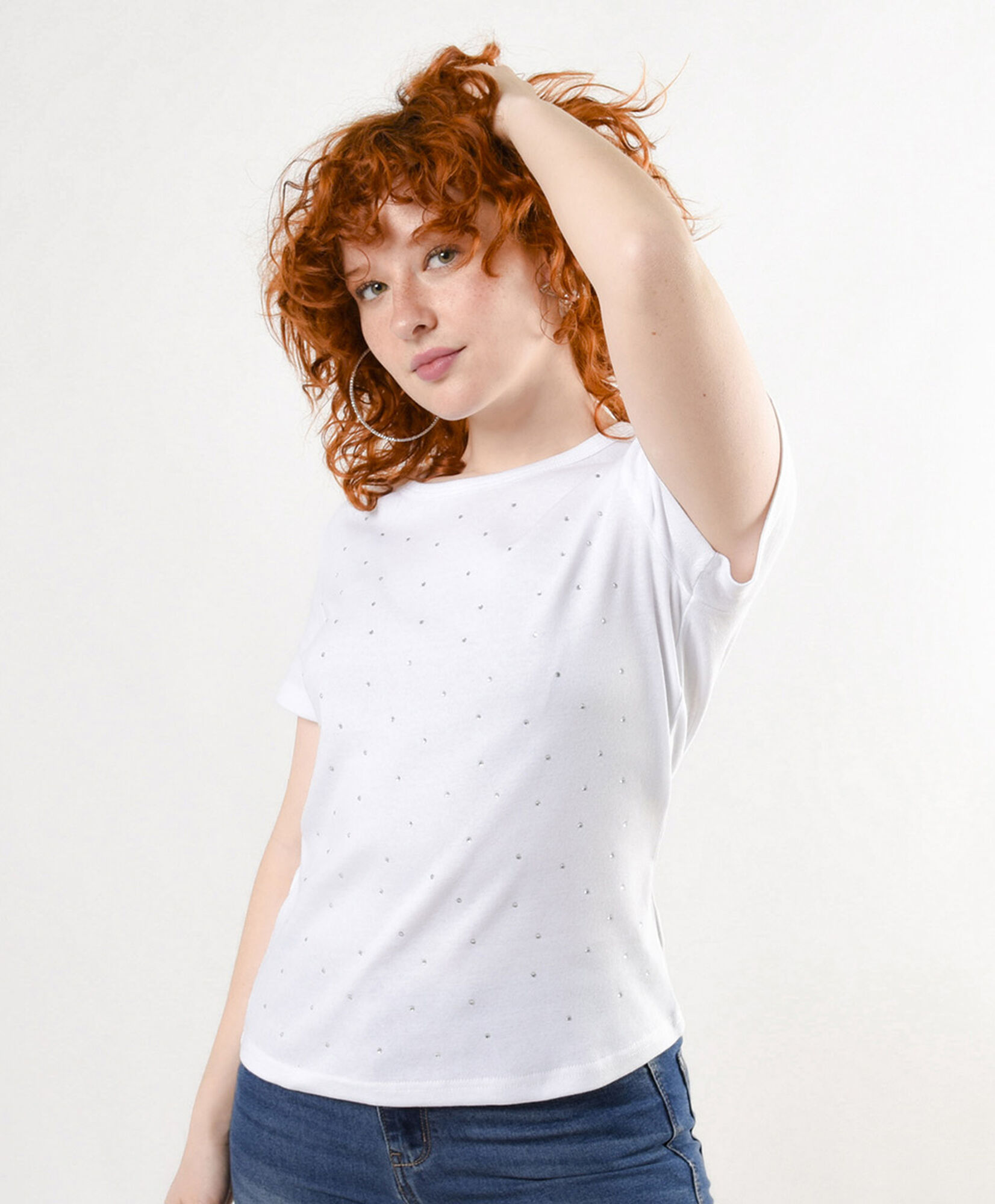 Polera mujer perlitas Polera mujer perlitas