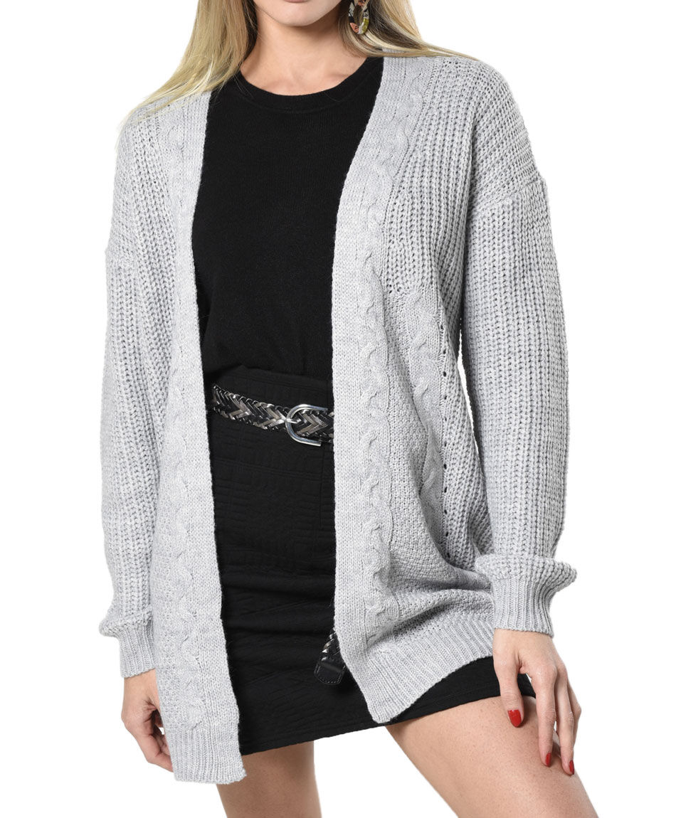 Cardigan trenzas