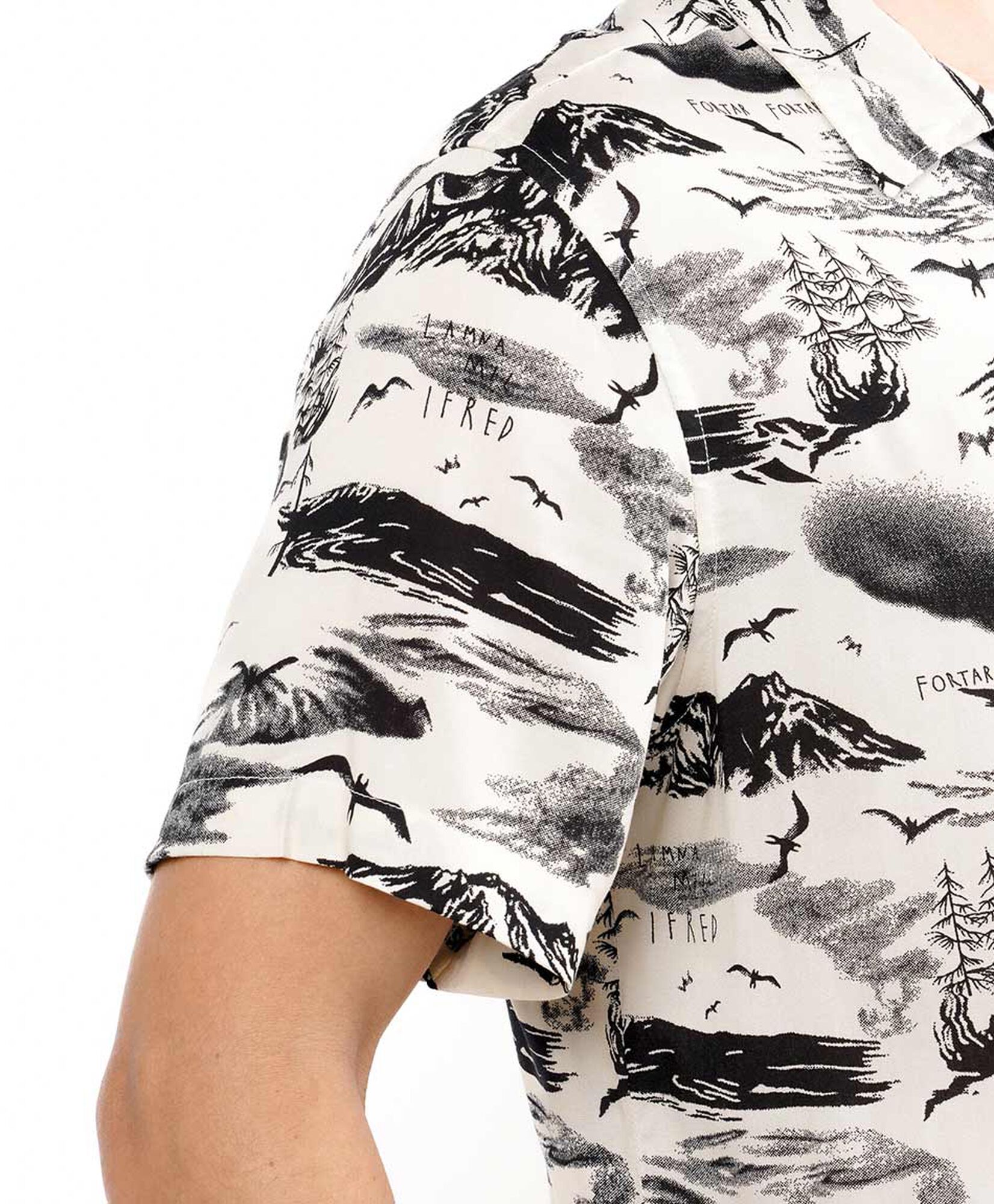 Camisa hombre diseño gaviotas Camisa hombre diseño gaviotas