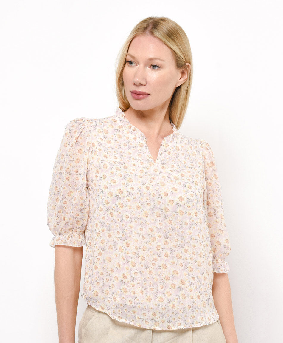 Blusa mujer florcitas boho