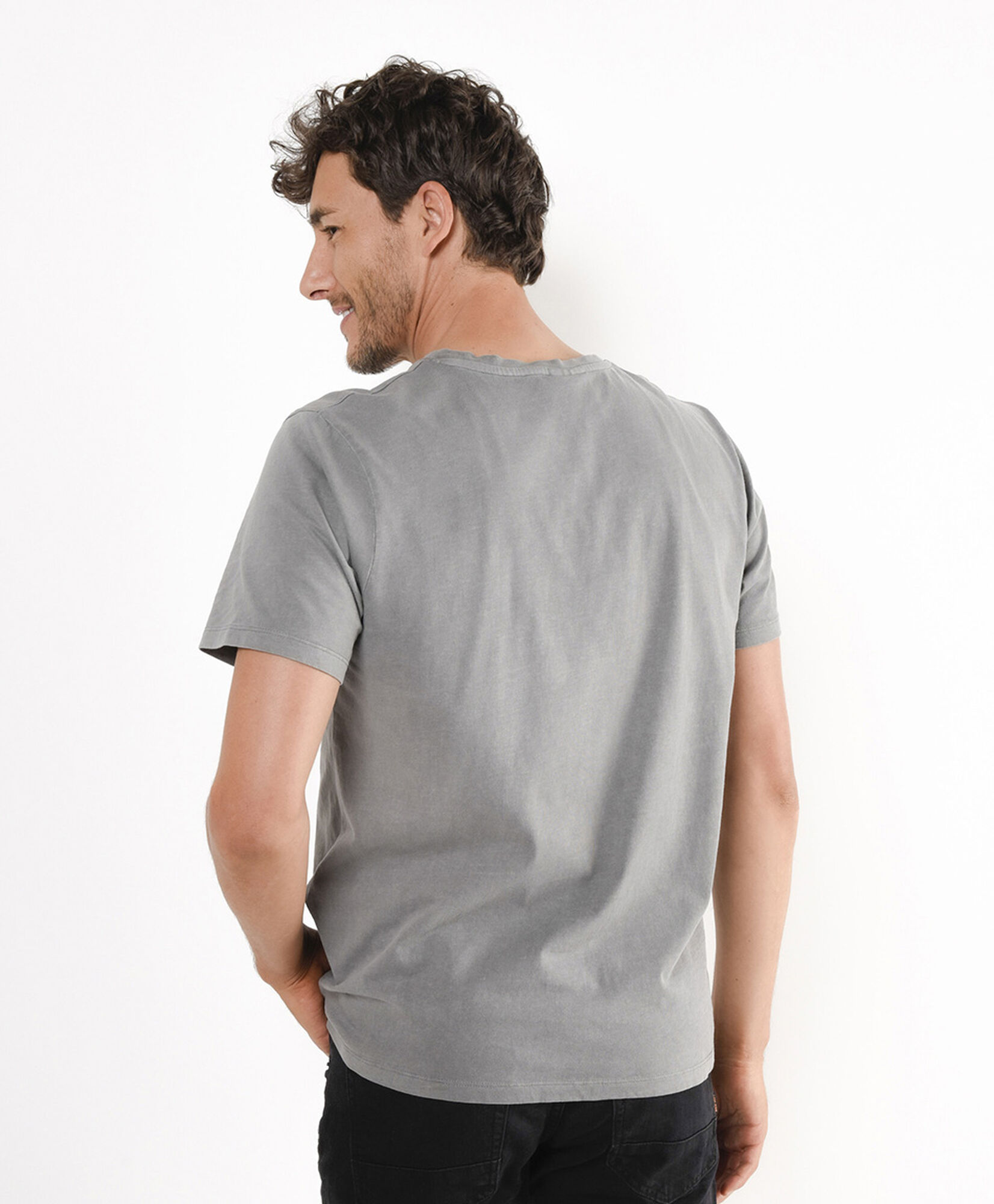 Polera hombre estampado frase Polera hombre estampado frase