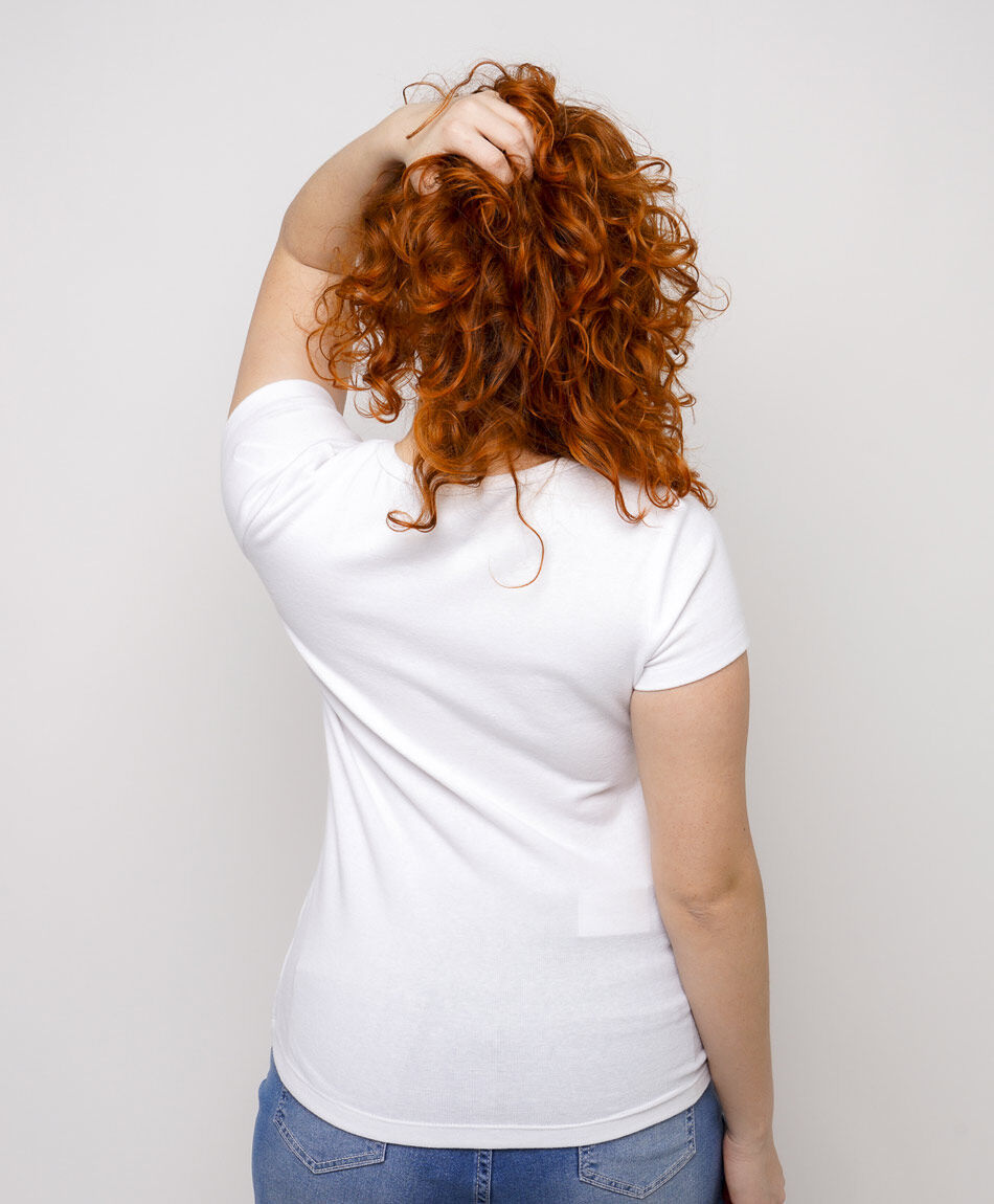 Polera mujer estrella brillos