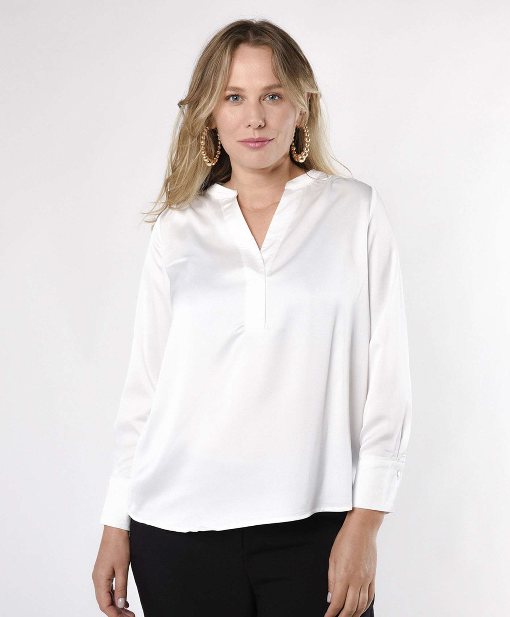 Blusa mujer satinada Blusa mujer satinada