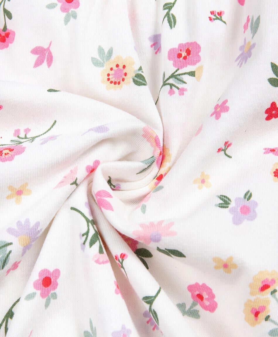 Vestido beb&eacute; florcitas botones