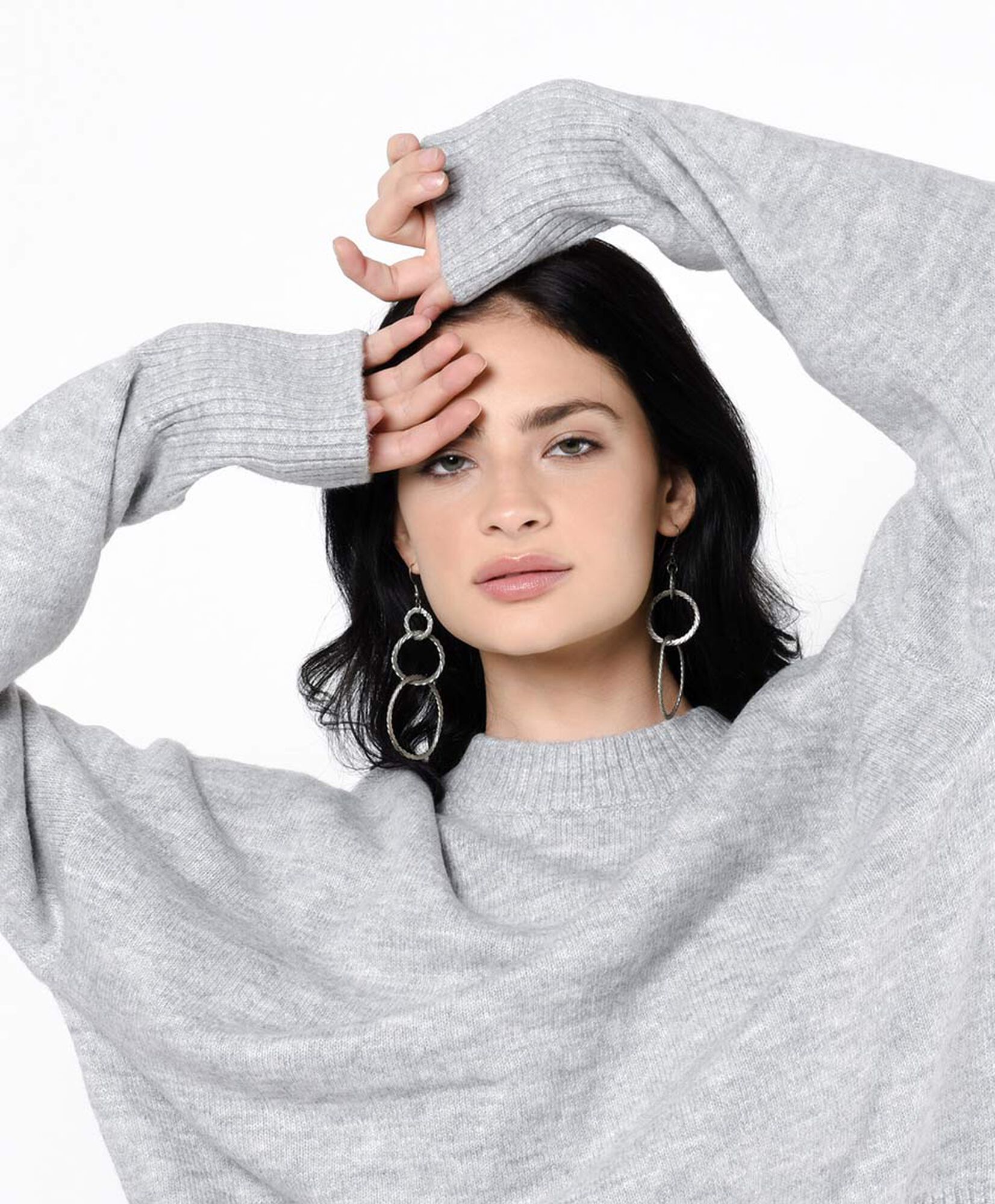 Sweater mujer liso gris Sweater mujer liso gris