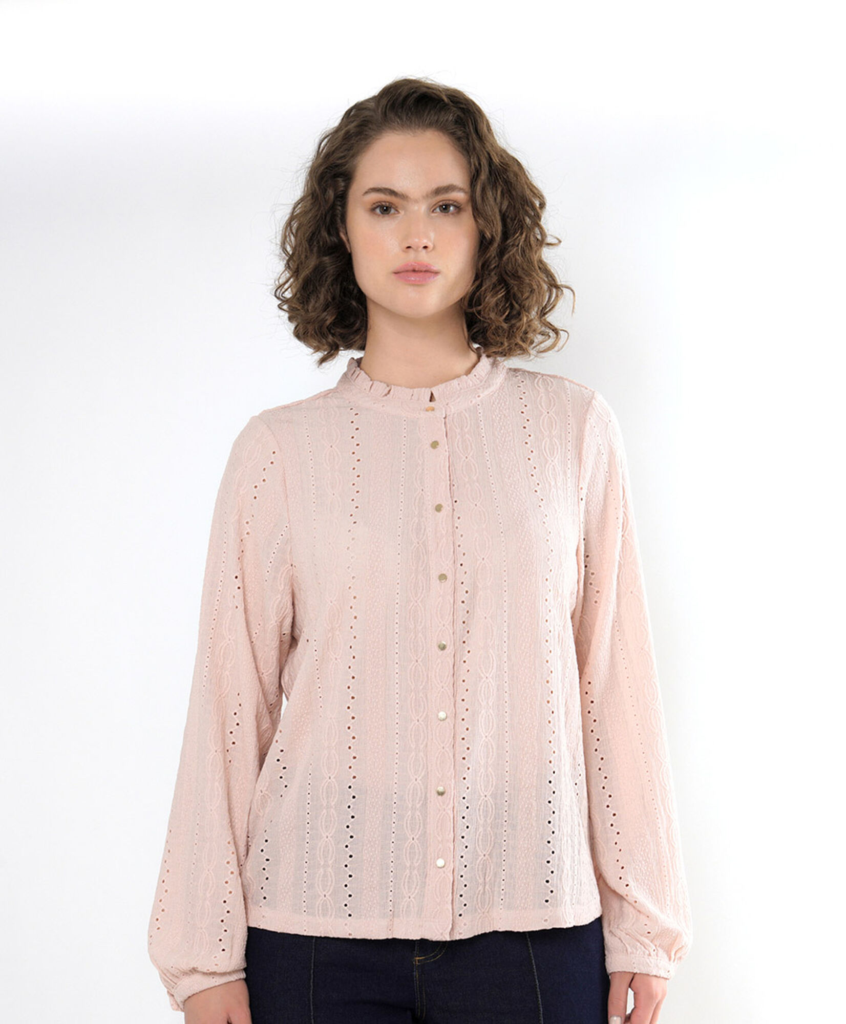 Blusa mujer romántica calada Blusa mujer romántica calada