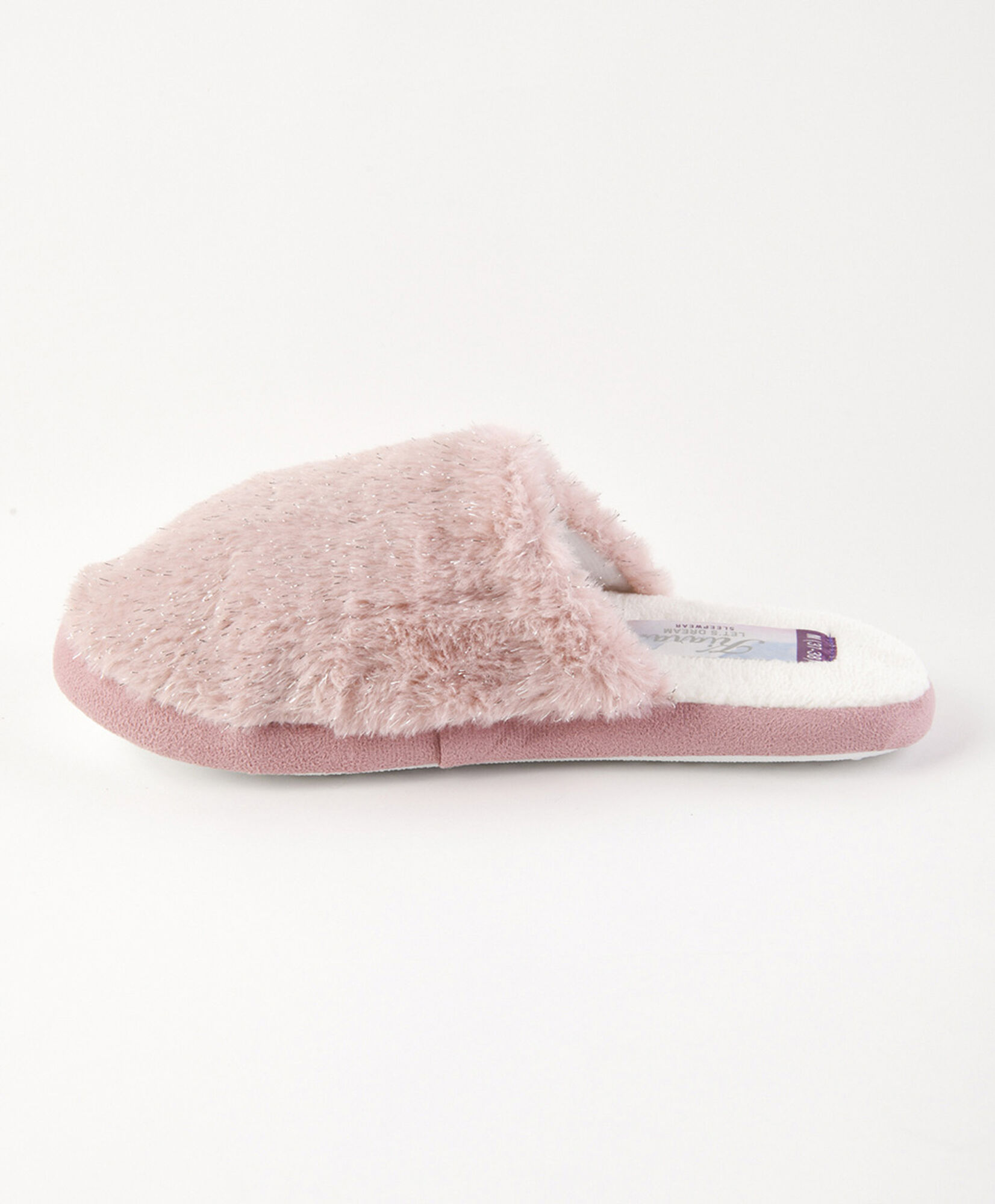 Pantufla mujer pelitos brillos Pantufla mujer pelitos brillos