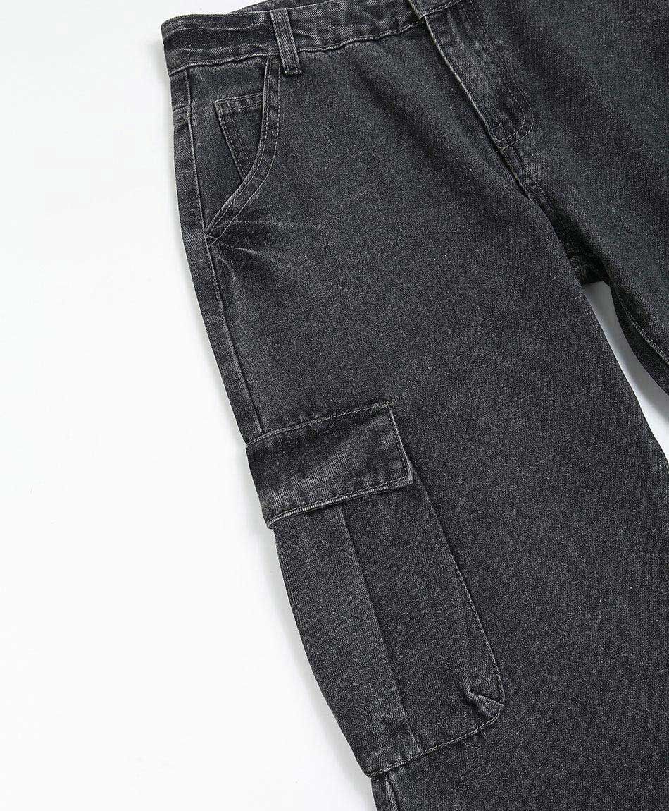 Pantal&oacute;n ni&ntilde;o  cargo gris