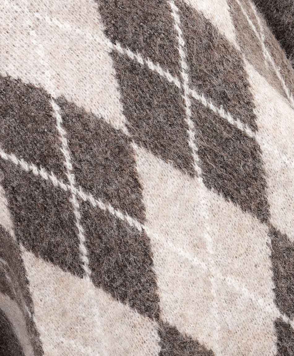 Sweater mujer intarsia