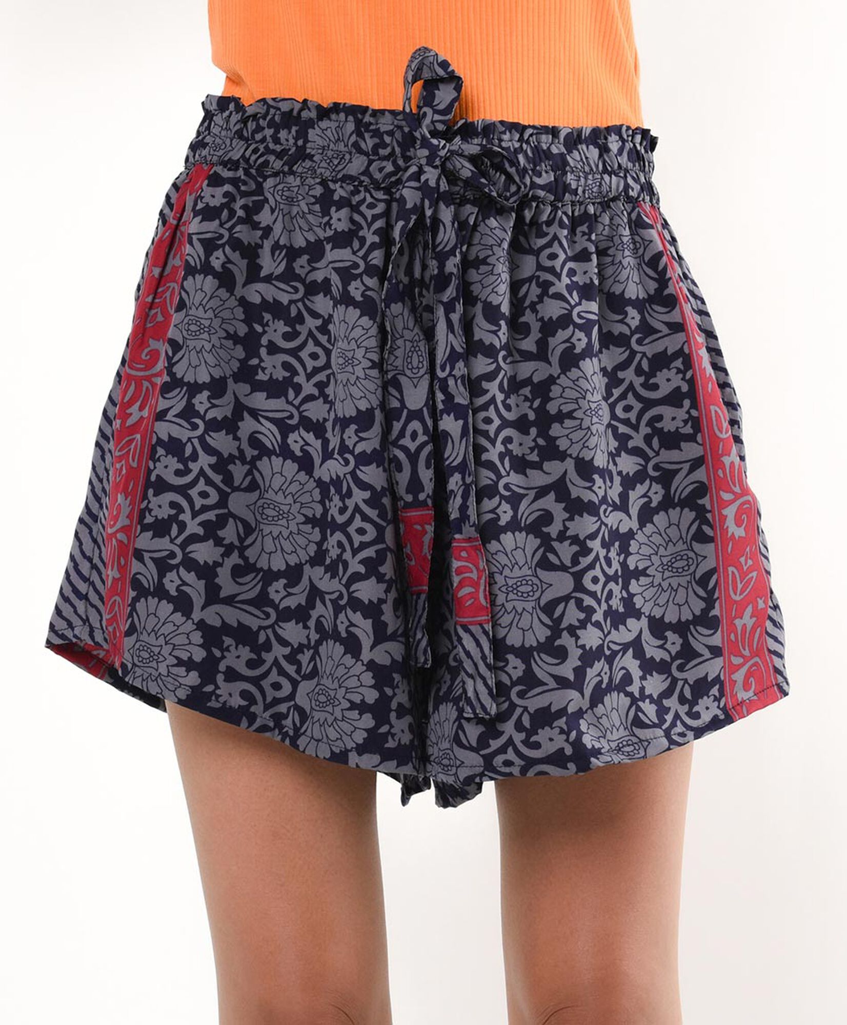 Short mujer print lazo Short mujer print lazo